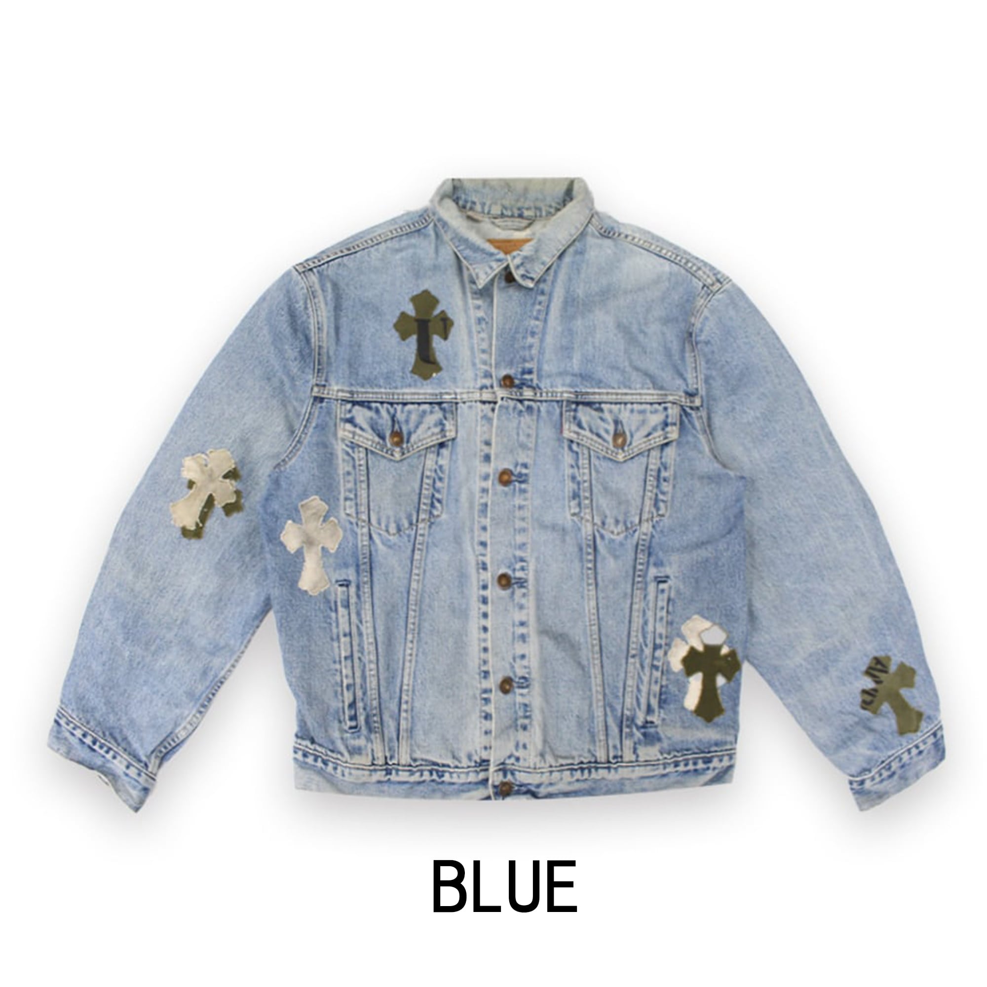 【FOR ORDER MADE】Re:Tracker Cross Patch Denim Jacket