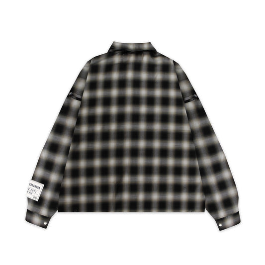 Ombre Check Shirts Jacket ''FROGMAN''