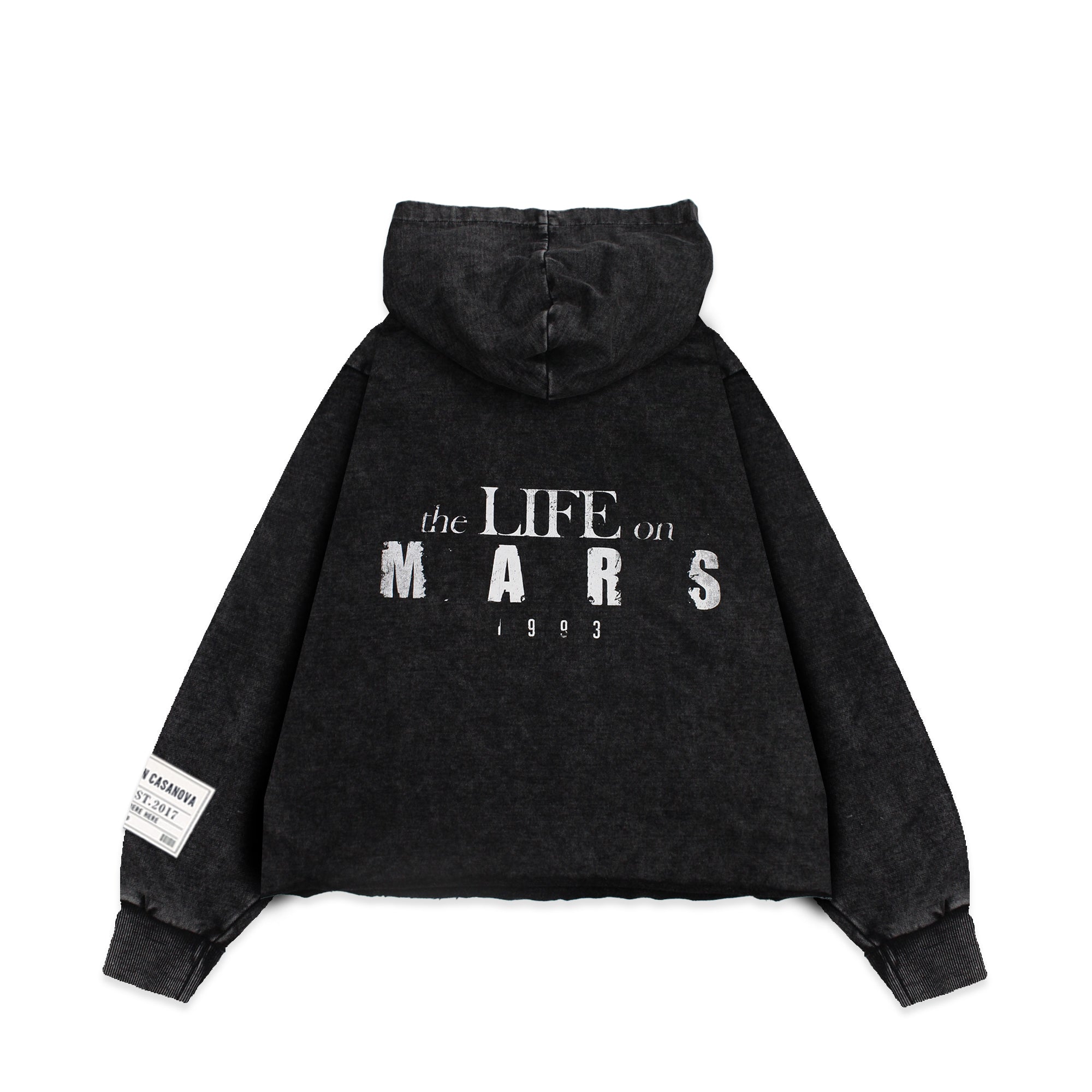 Cropped Hoodie "THE LIFE ON MARS"