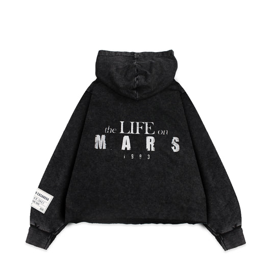 Cropped Hoodie "THE LIFE ON MARS"