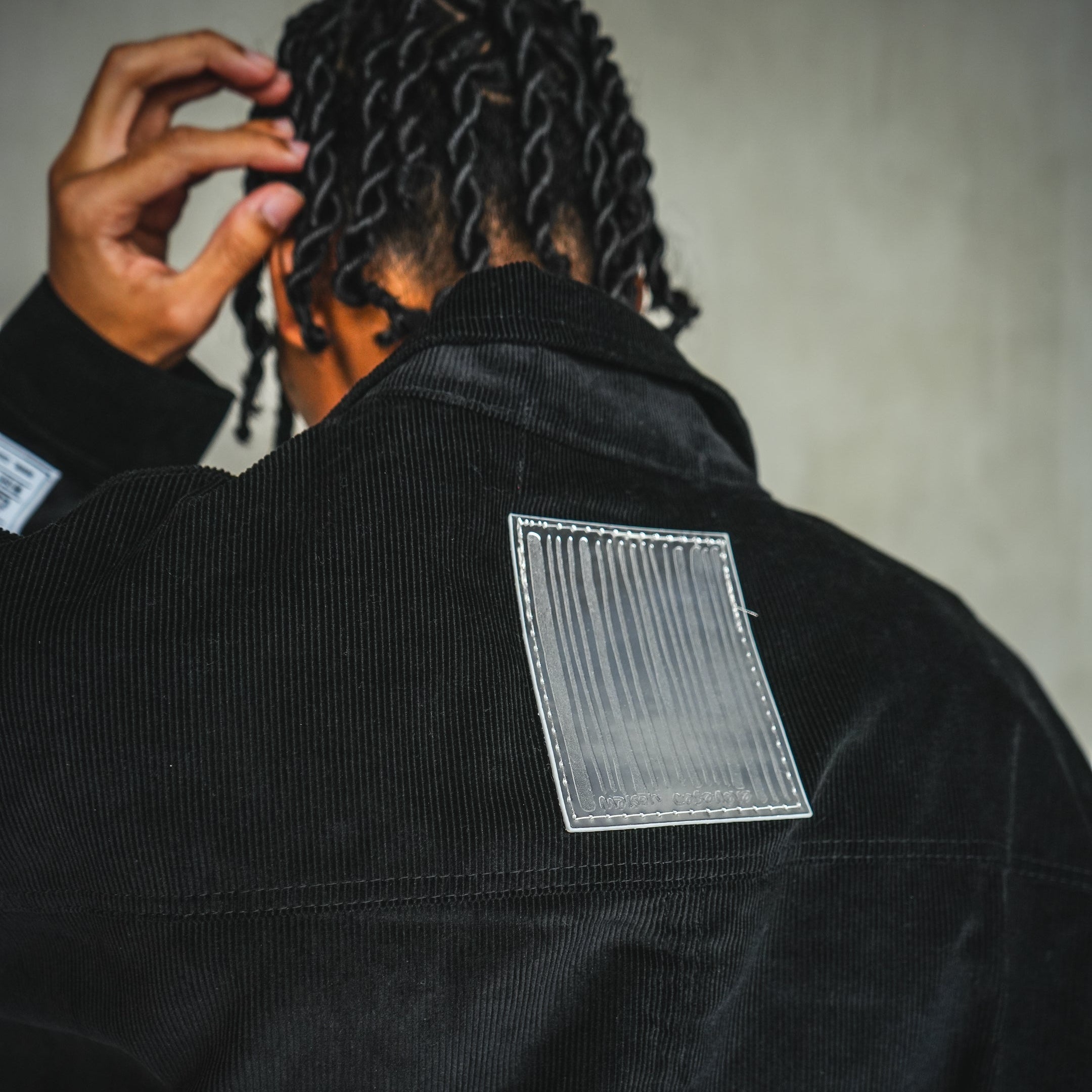 コーデュロイ 黒色 セットアップ 銀のタグ ファースト メゾンカサノバ