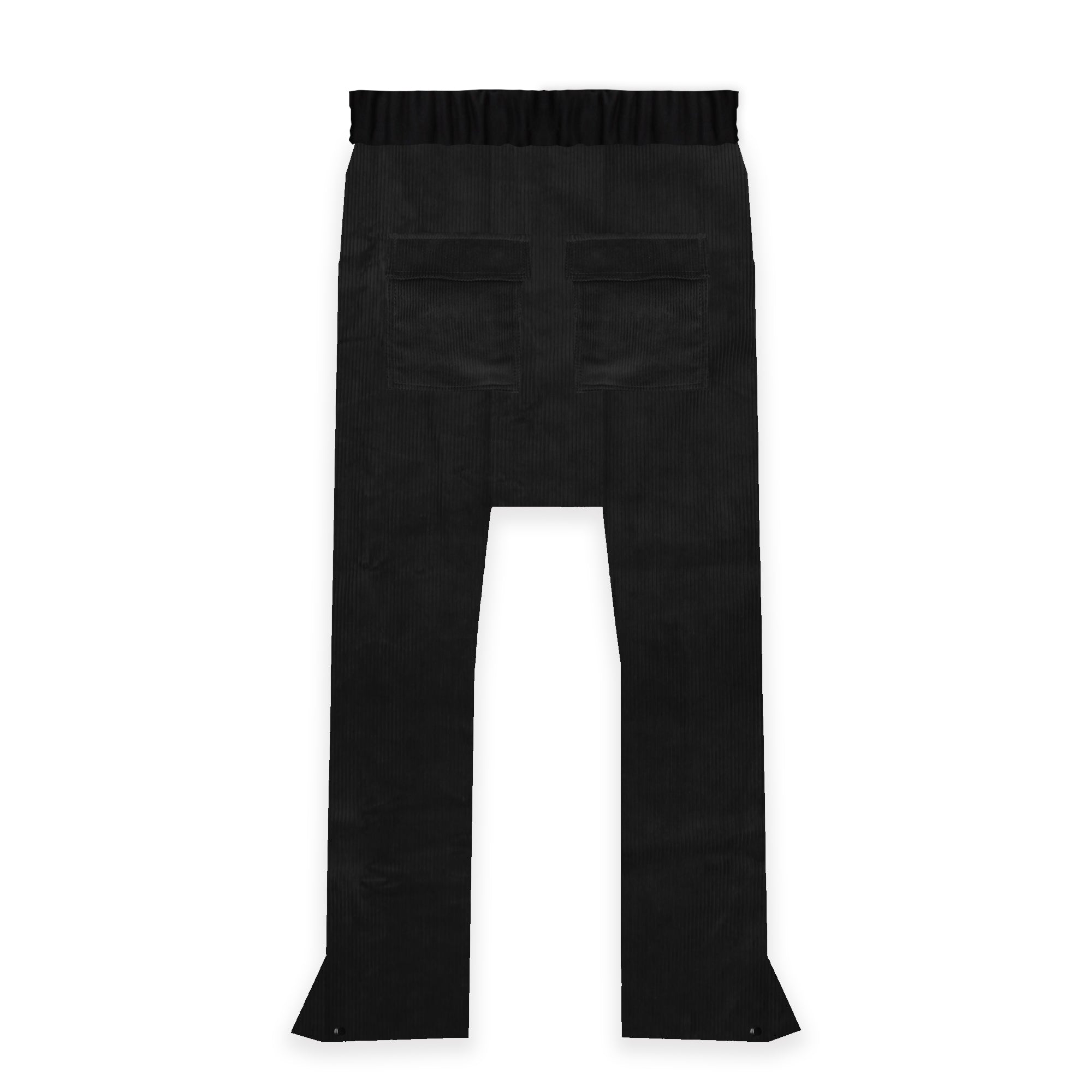 コーデュロイ 黒色 セットアップ 銀のタグ ファースト メゾンカサノバ サルエル リックポウエンス