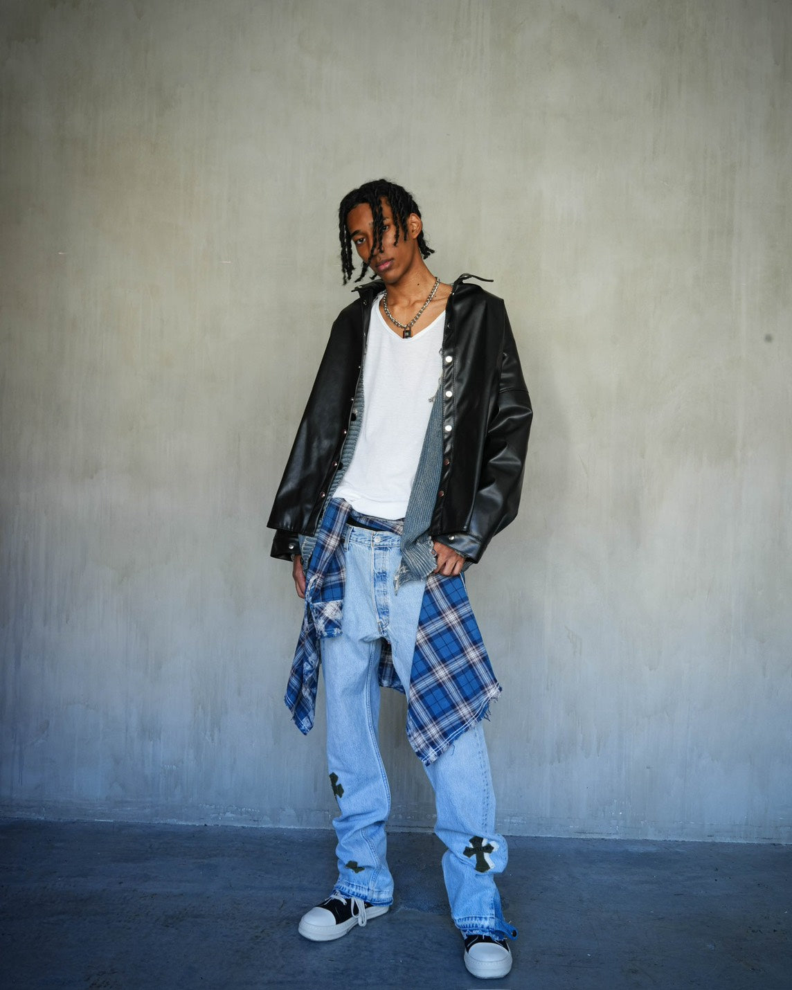 Re:Cross Patch 2Way Denim W36L29