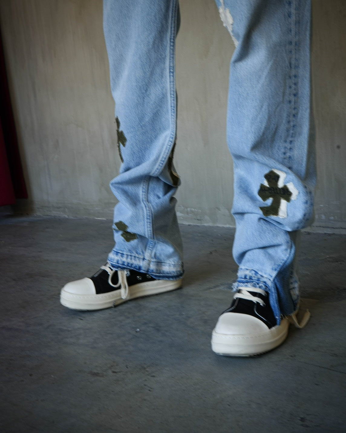 Re:Cross Patch 2Way Denim W36L29