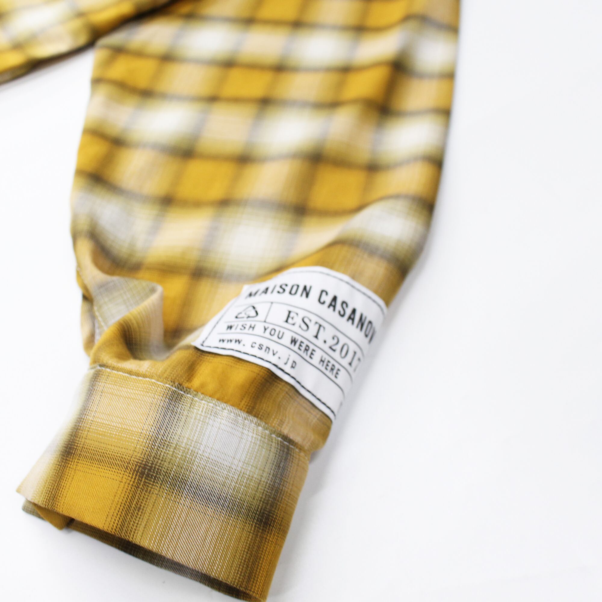 Ombre Check Shirts Jacket ''FROGMAN''