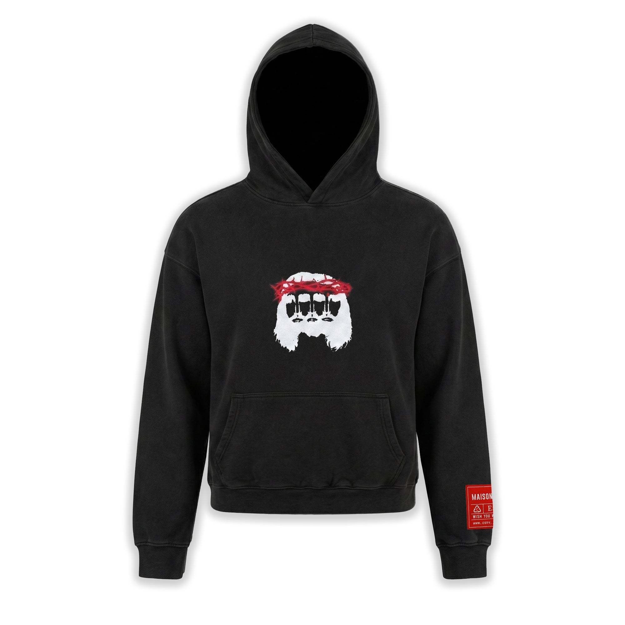 Satanism Cropped Hoodie