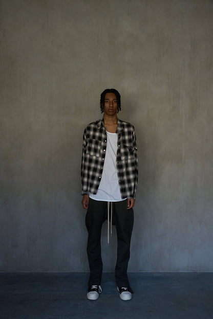 Ombre Check Shirts Jacket ''FROGMAN''