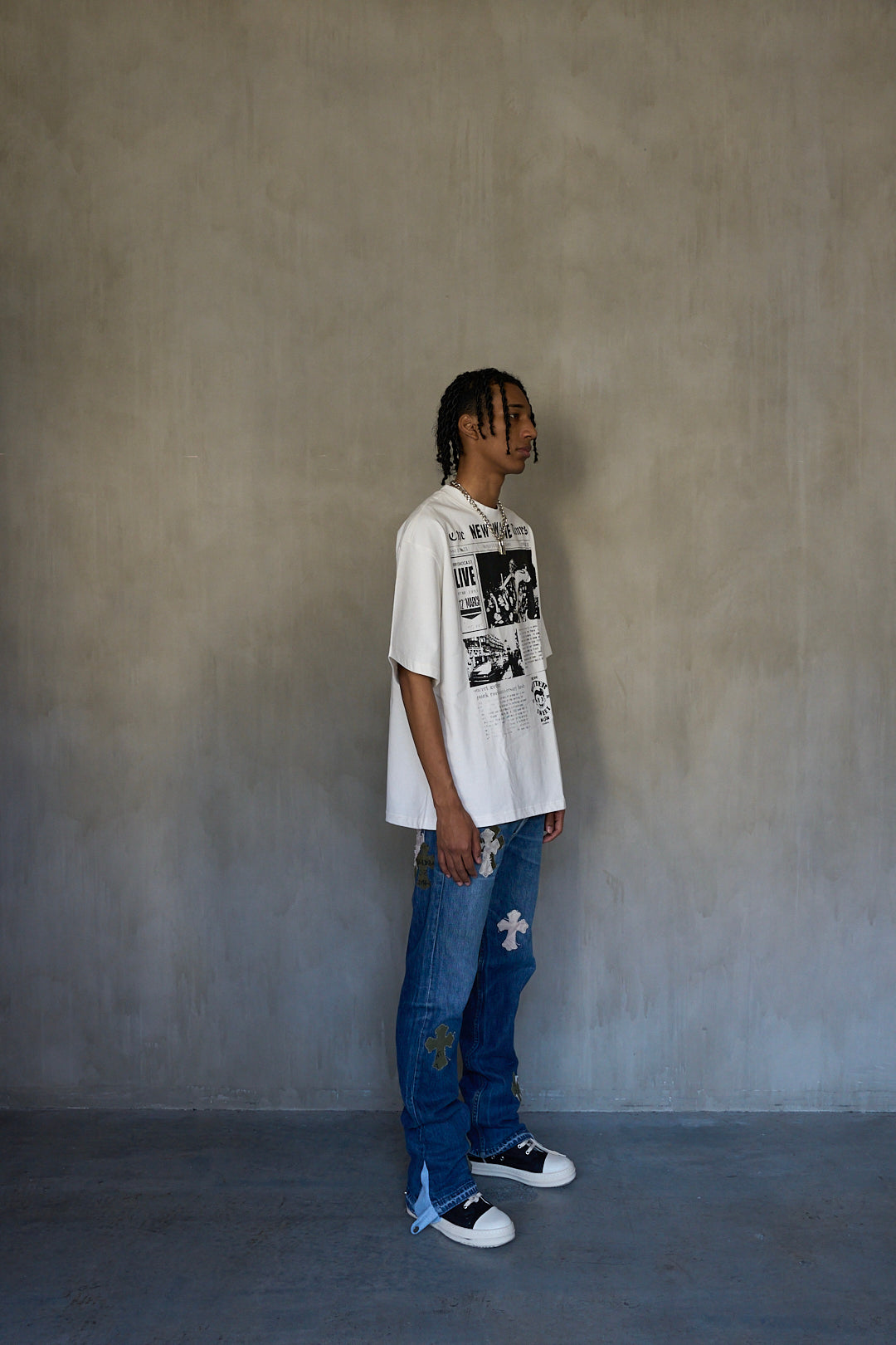 News Paper Long Sleeve Tee