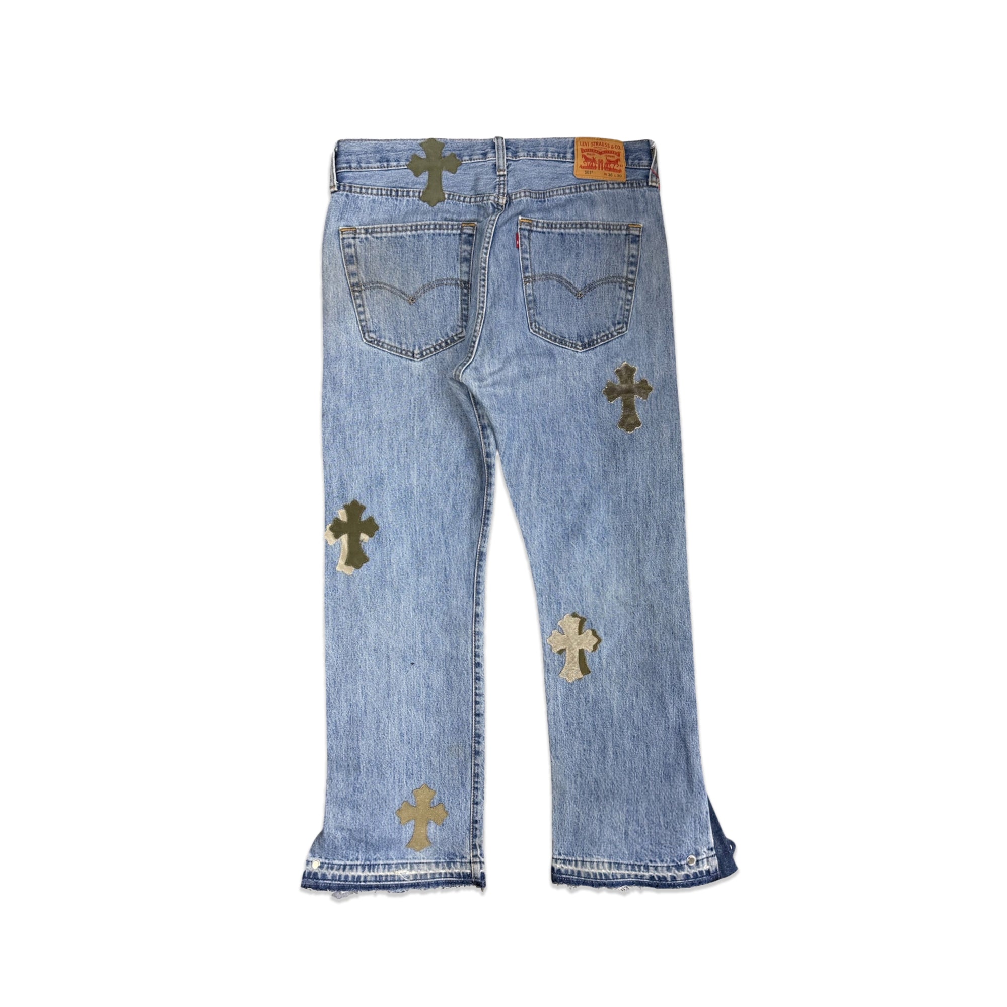 Re:Cross Patch 2Way Denim W36L30