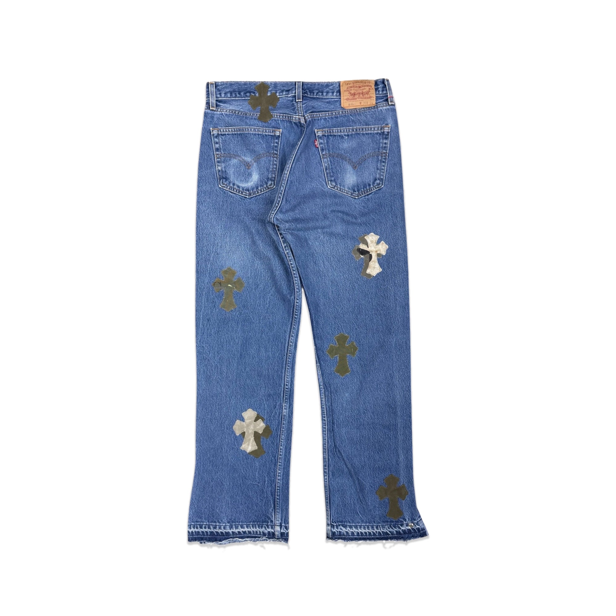 Re:Cross Patch 2Way Denim W36L34 501XX