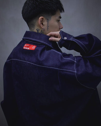 Over Size Denim Jacket GIANT