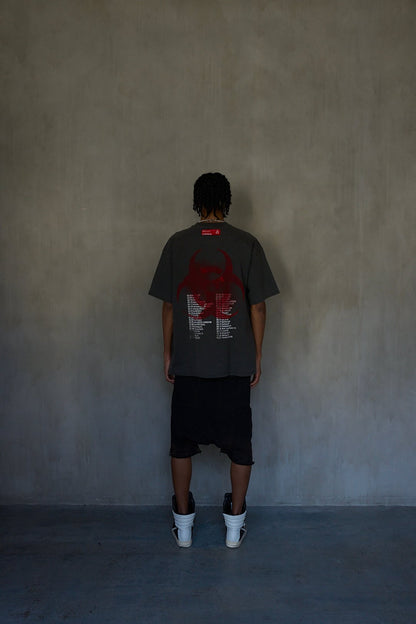 Distressed Sweat Sarouel Baggy Pants