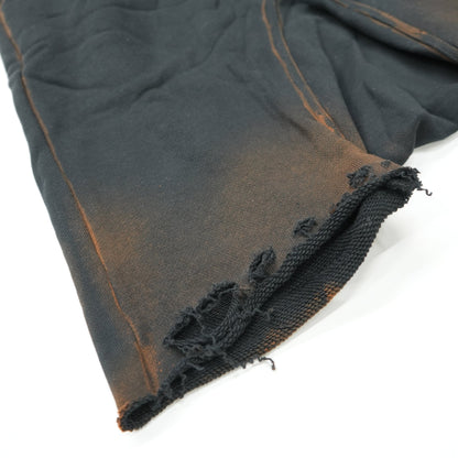 Distressed Sweat Sarouel Baggy Pants