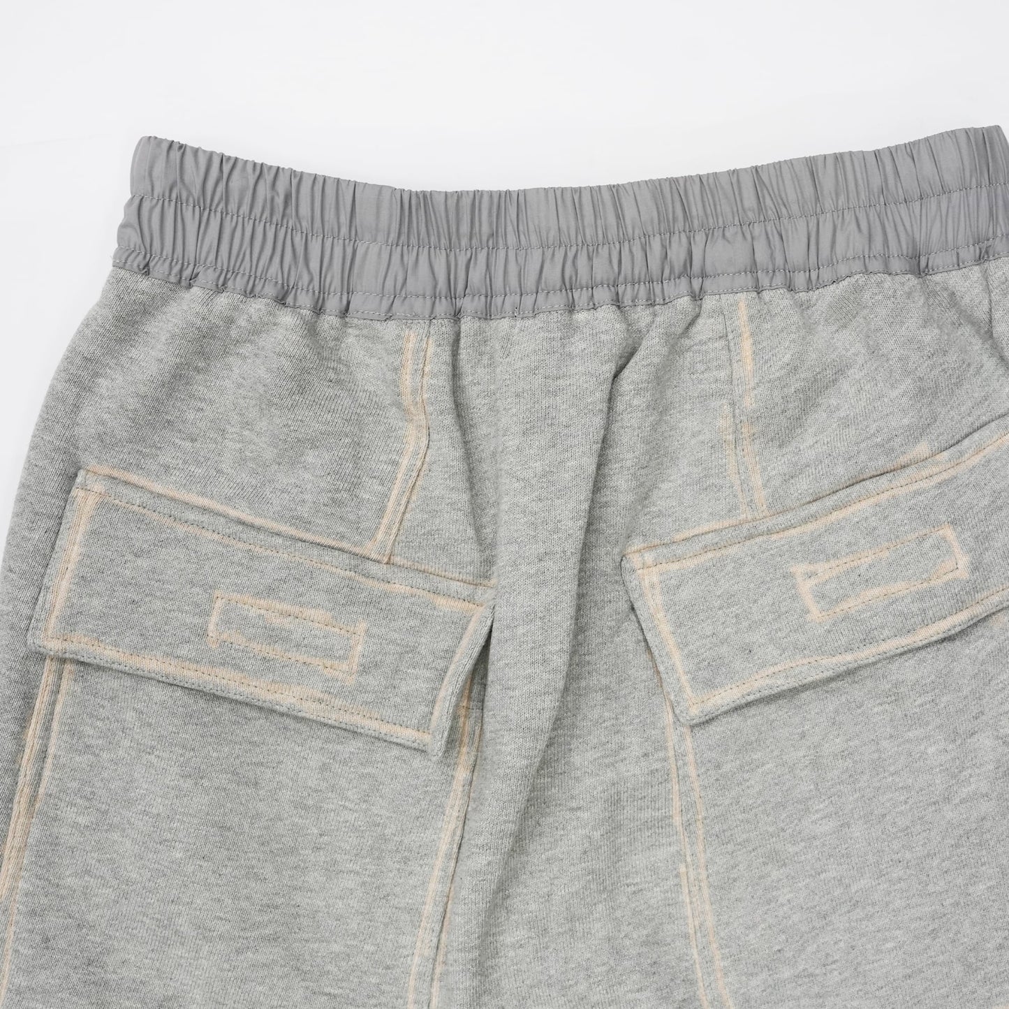 Distressed Sweat Sarouel Baggy Pants