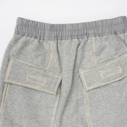 Distressed Sweat Sarouel Baggy Pants