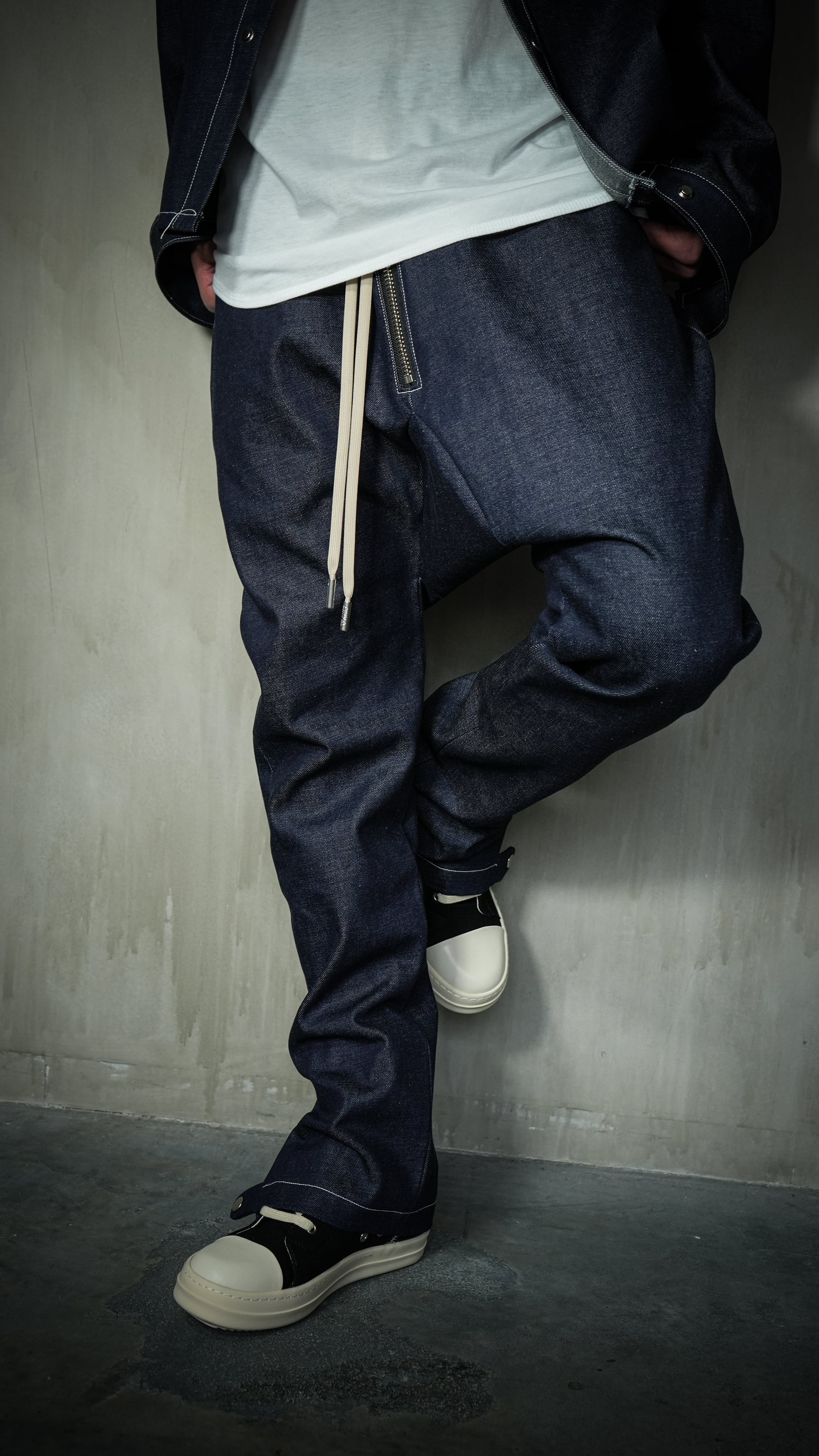 2Way Sarouel Denim Pants ''FROGMAN''メゾンカサノバ Denim Jacket