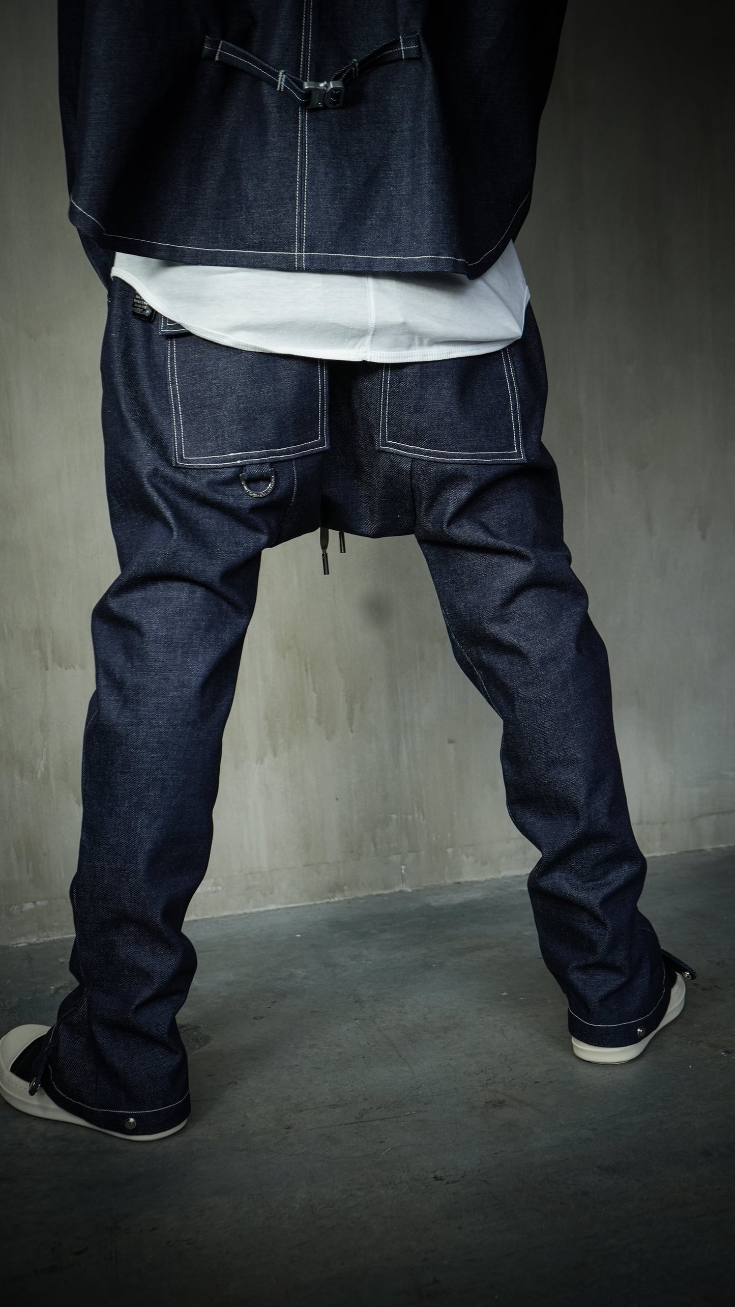 2Way Sarouel Denim Pants ''FROGMAN''