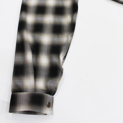 Ombre Check Shirts Jacket ''FROGMAN''