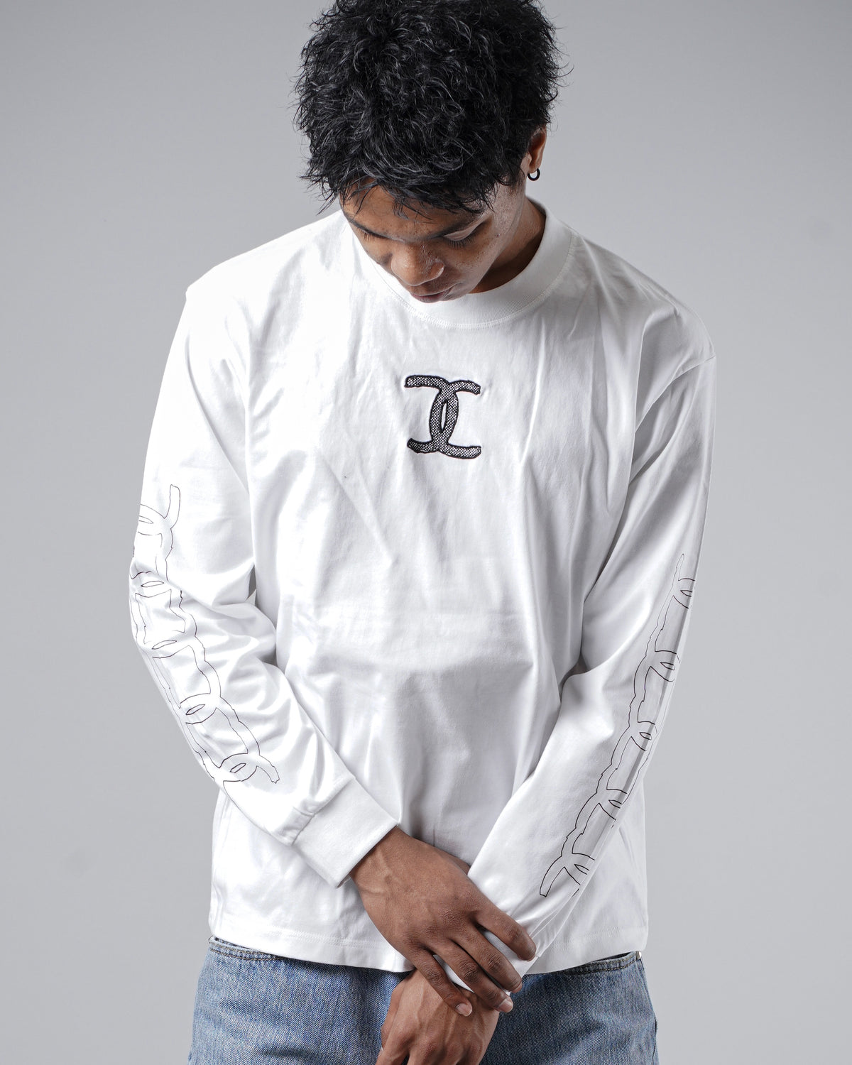 Fake ''CC'' Long Sleeve Tee