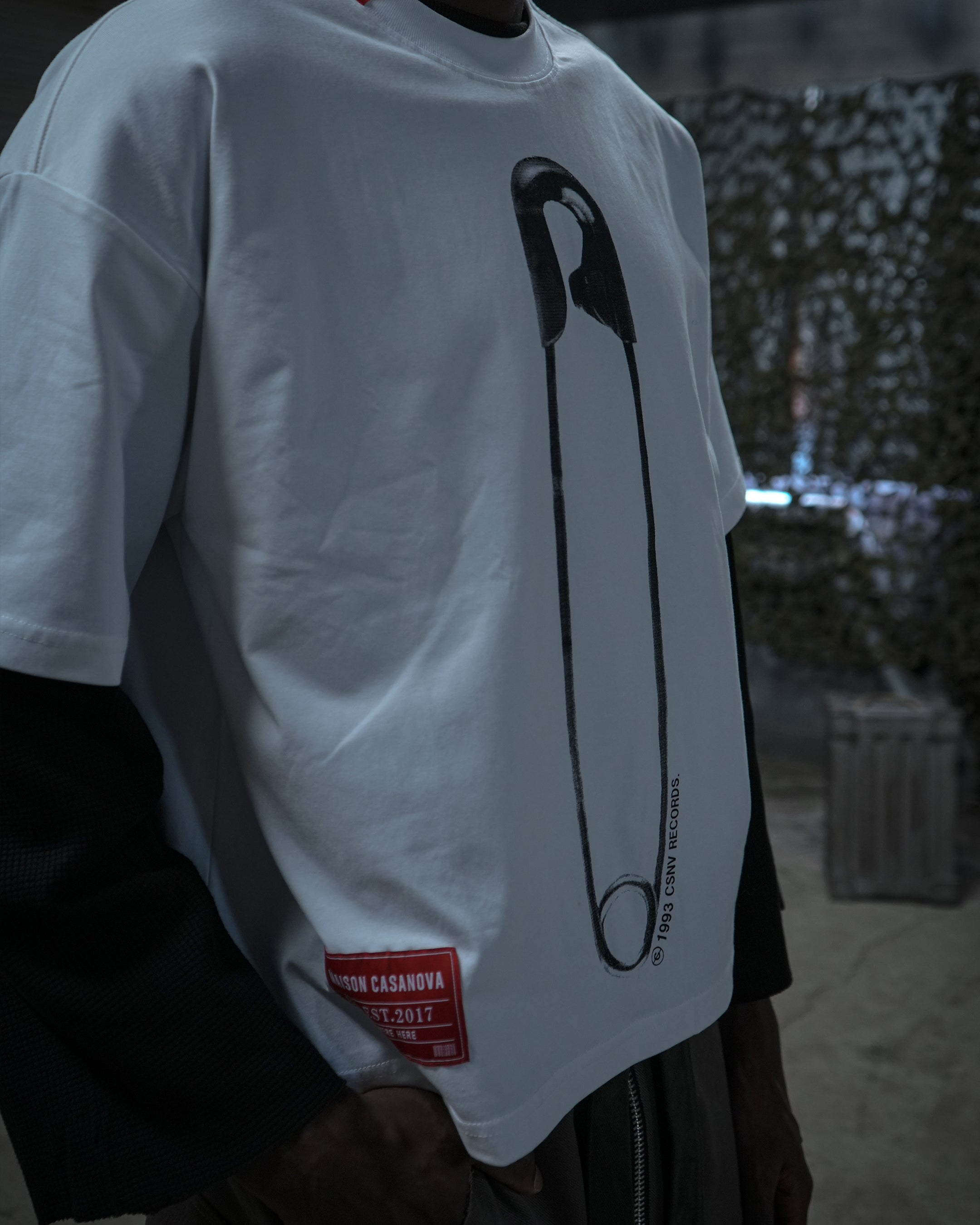 ''SAFETY PIN''Tee