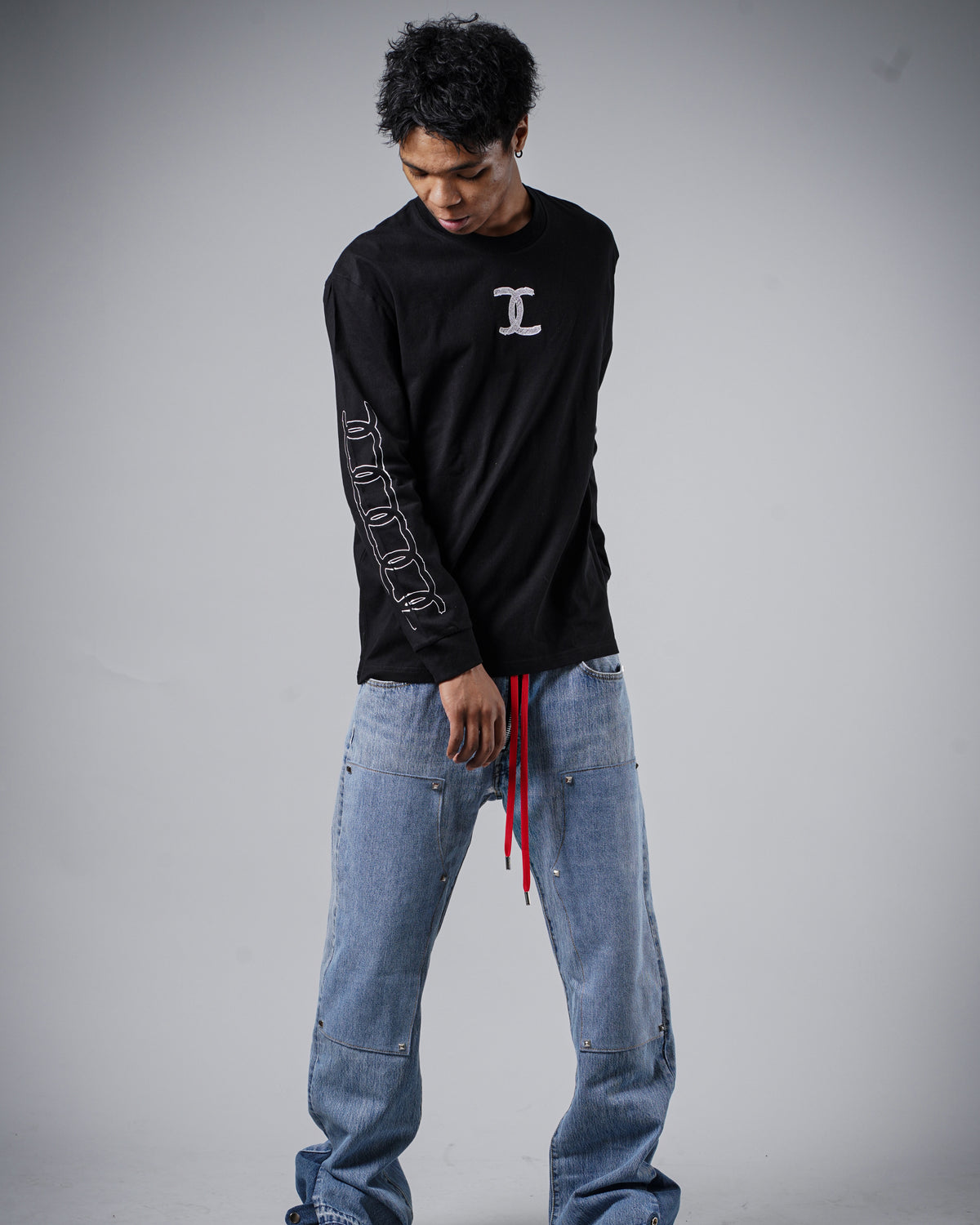 Fake ''CC'' Long Sleeve Tee