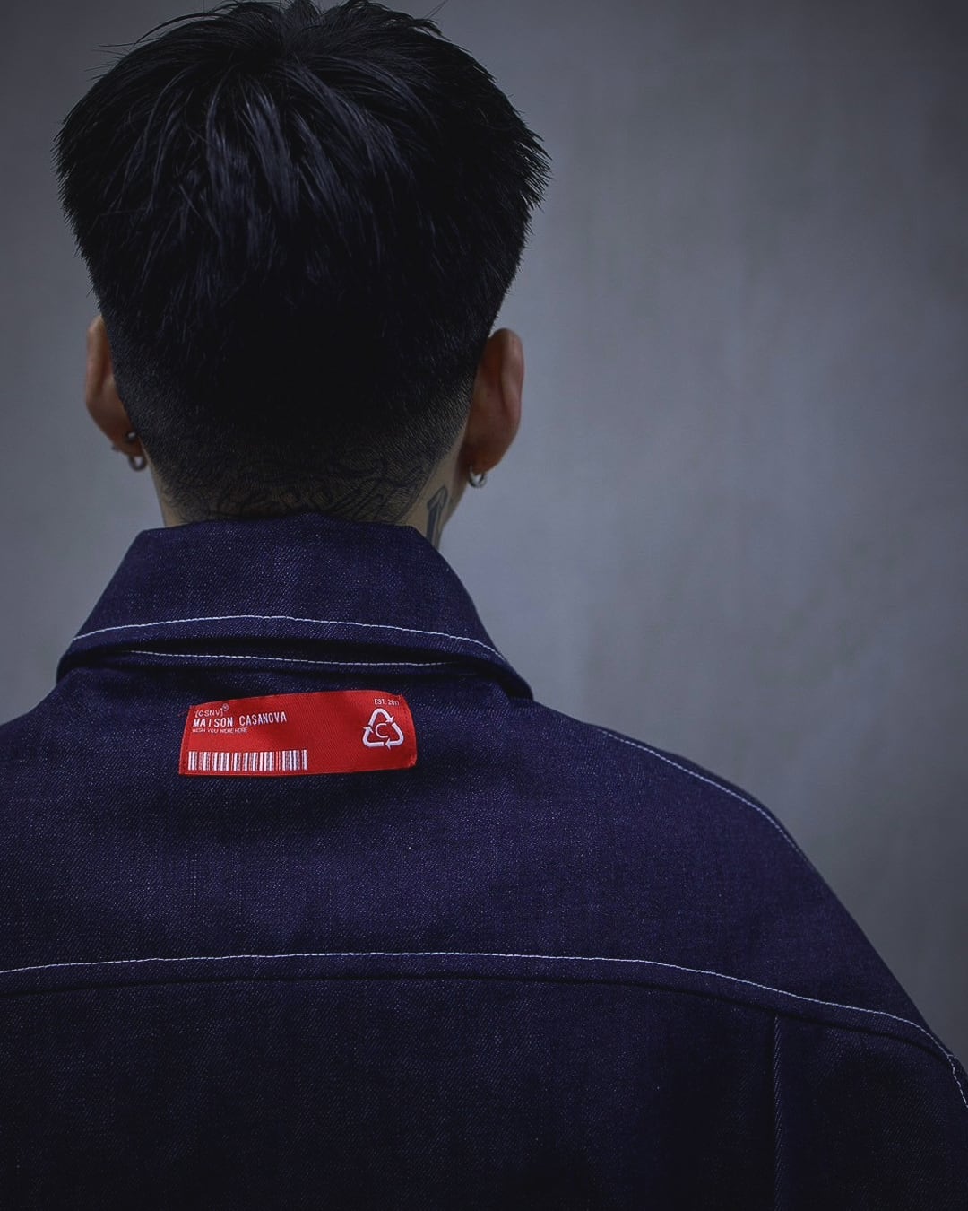 Over Size Denim Jacket GIANT