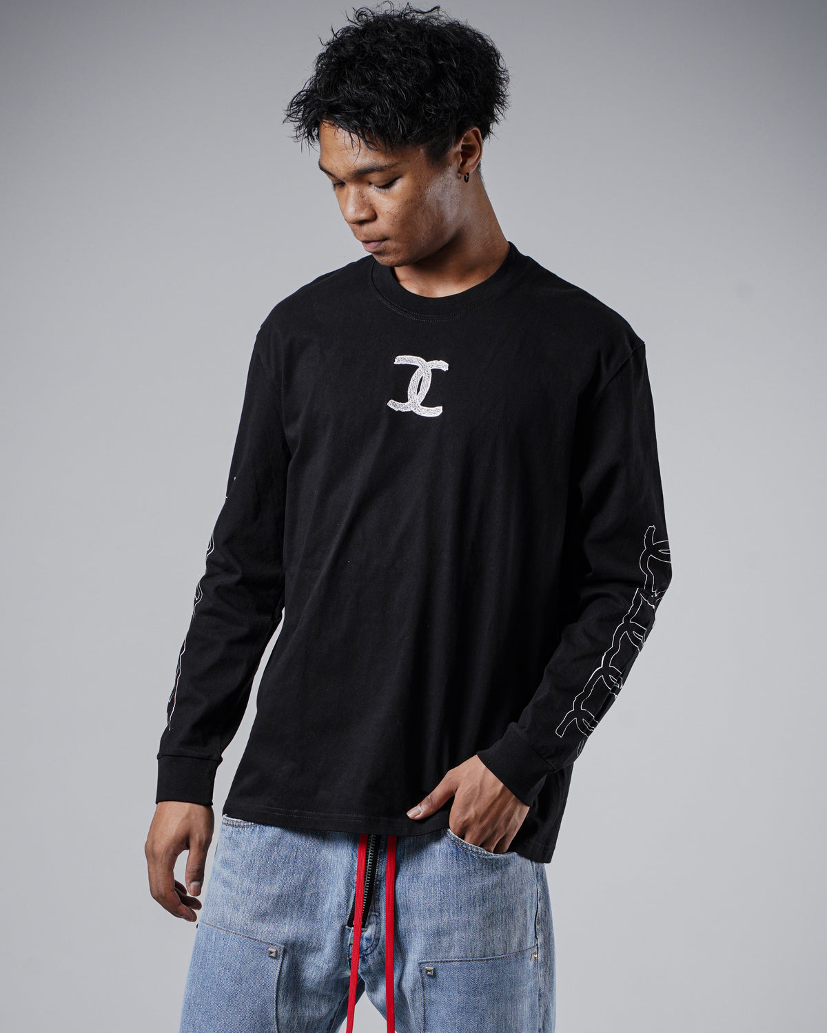 Fake ''CC'' Long Sleeve Tee
