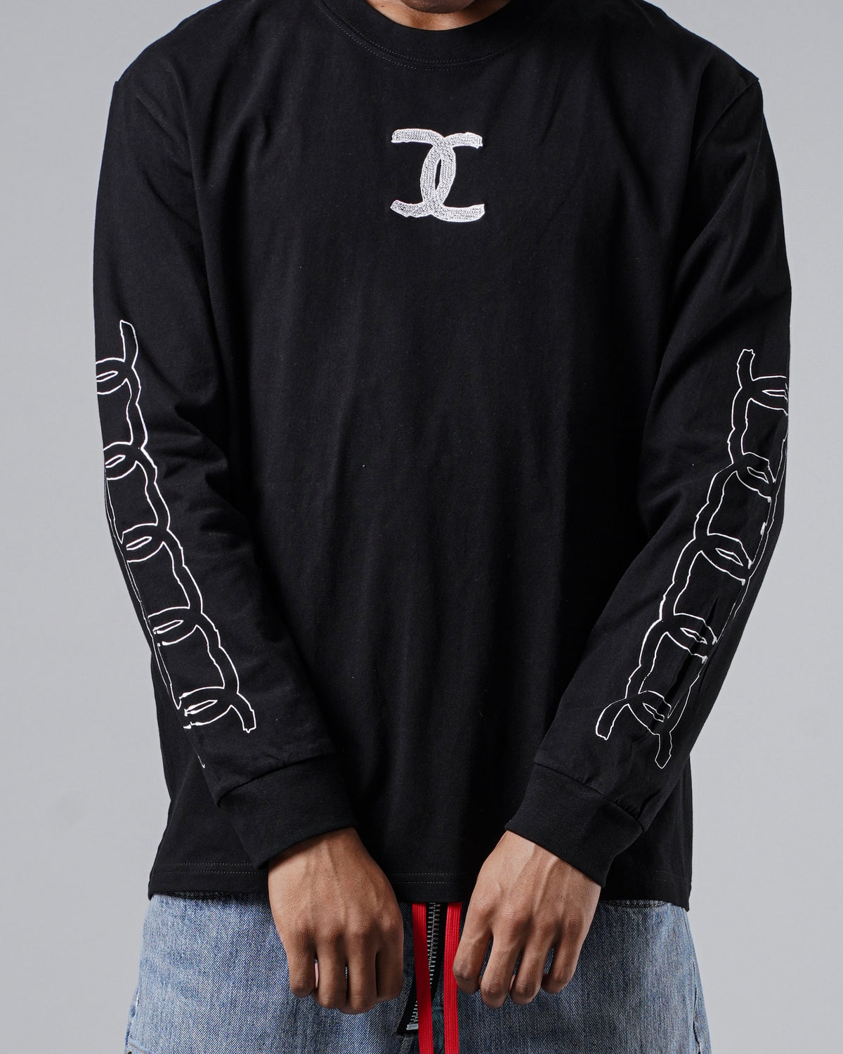 Fake ''CC'' Long Sleeve Tee