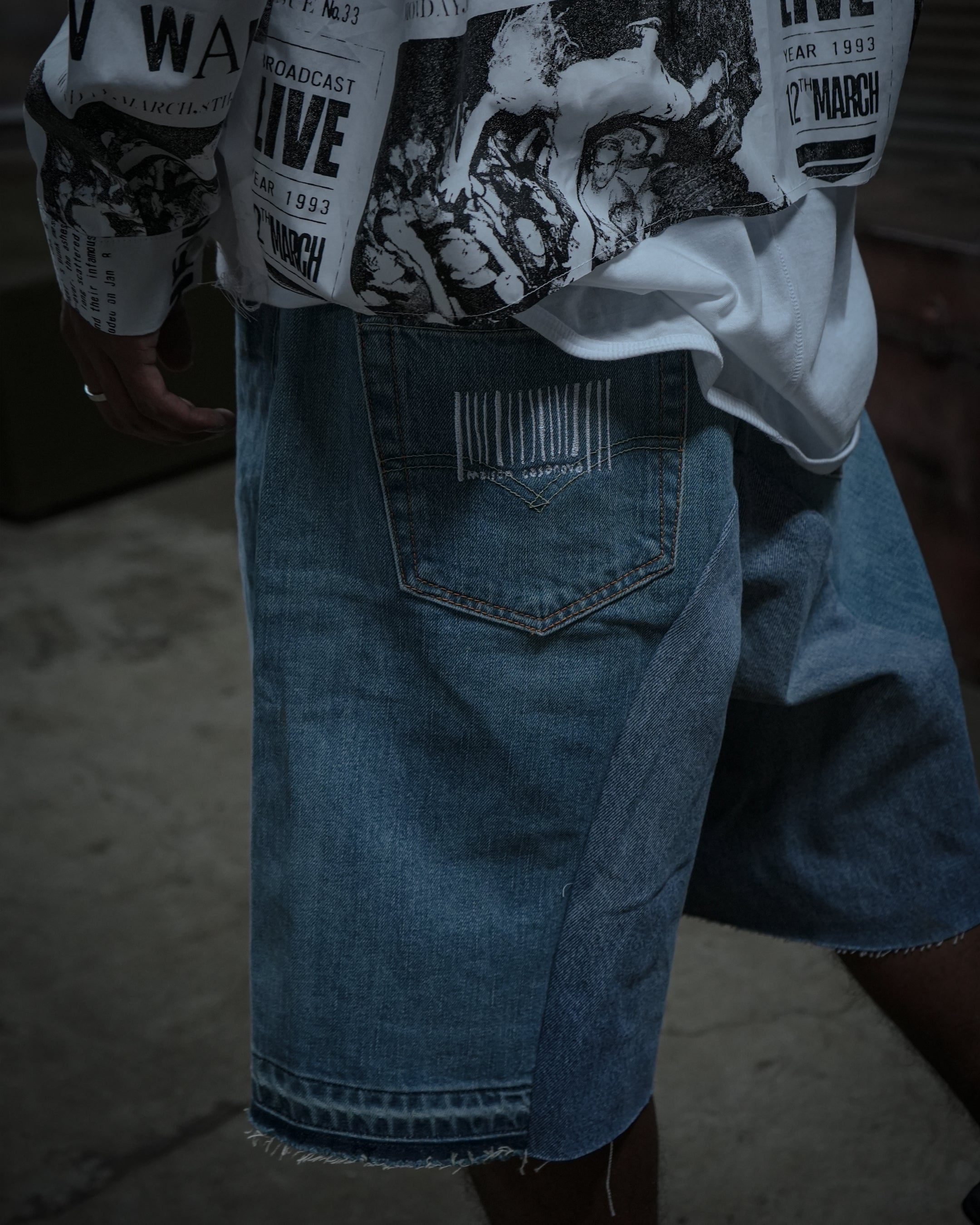 Re:501 Baggy Double Knee Half Pants