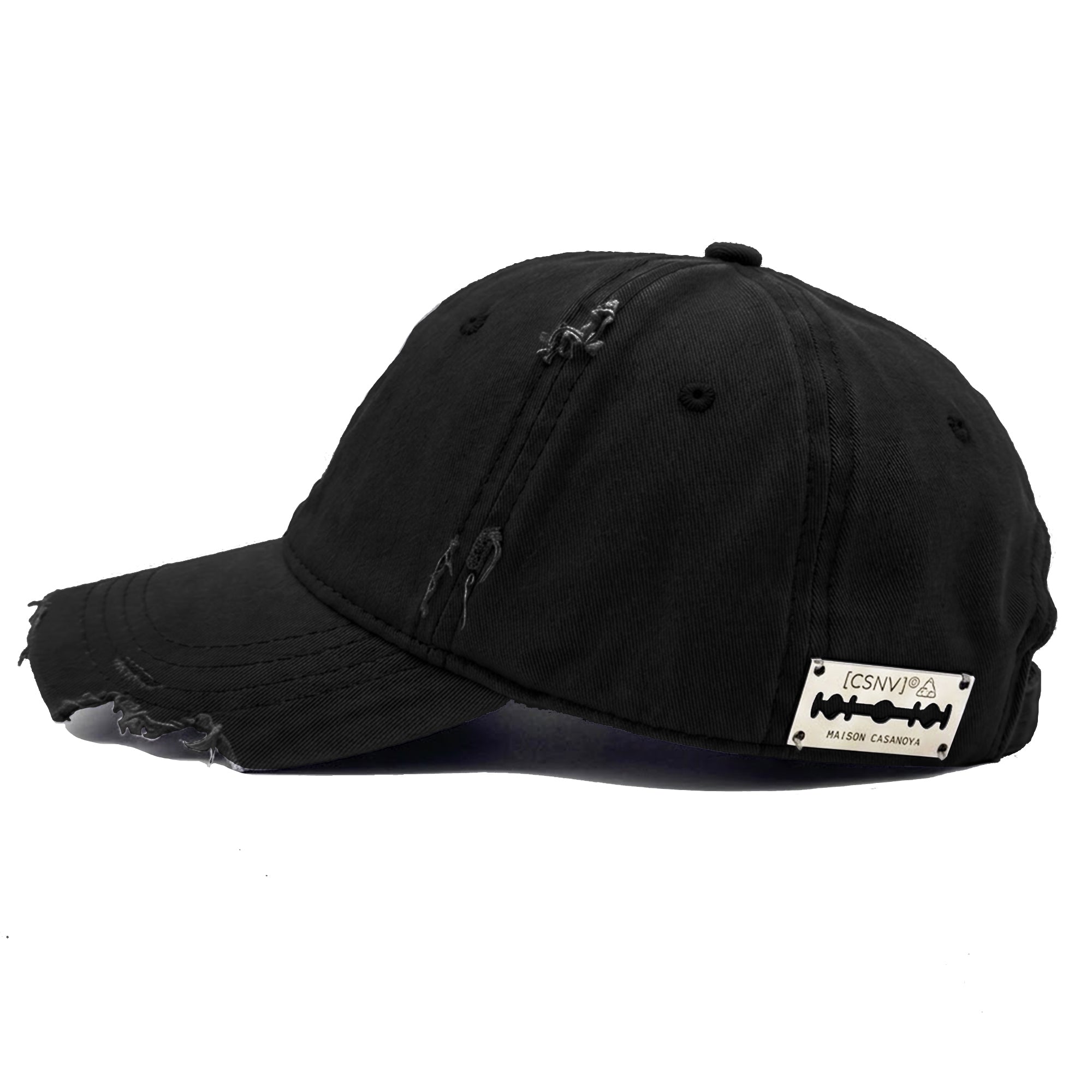 Distressed ''FAKE CC'' Cap