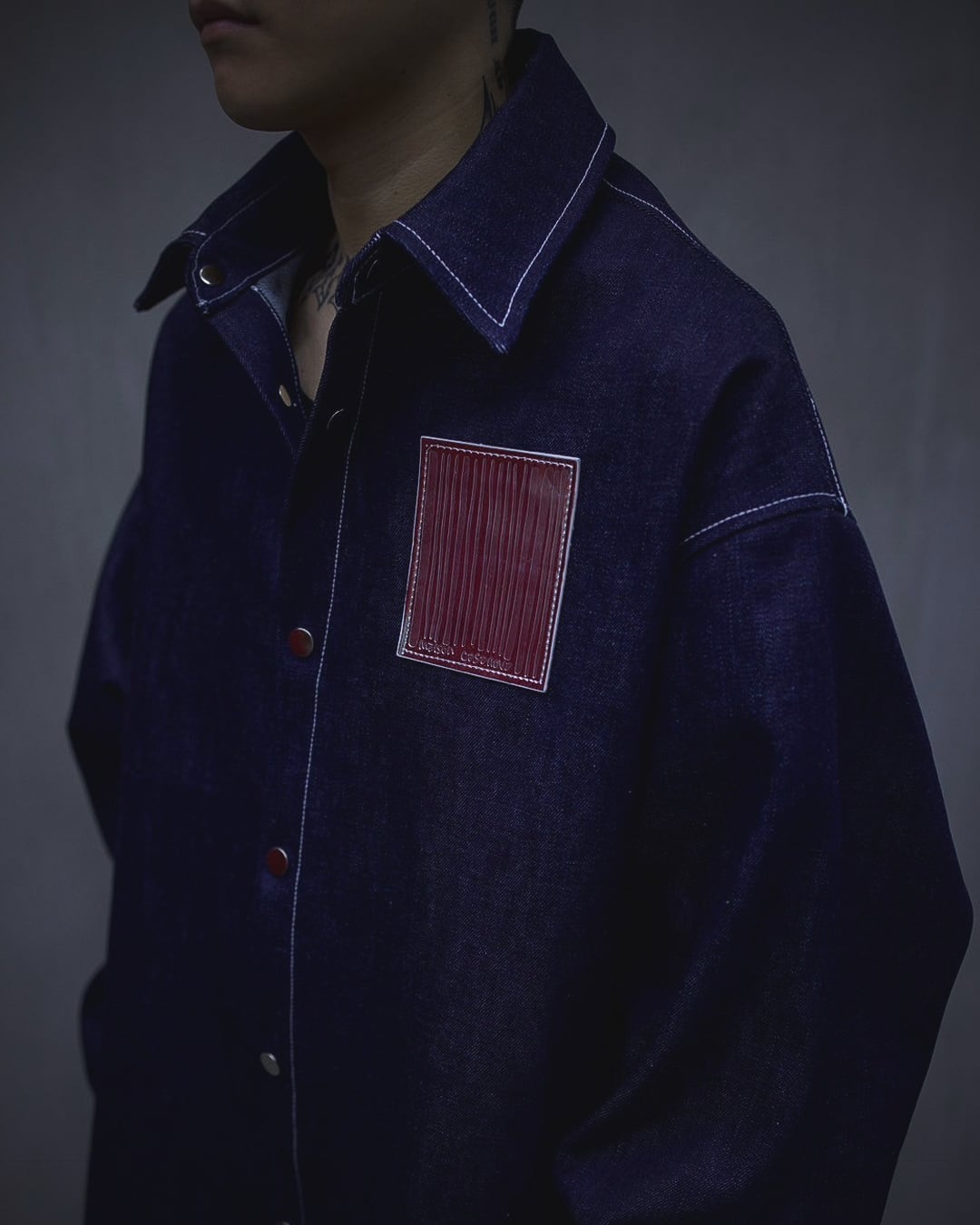 오버사이즈 데님 자켓 GIANT