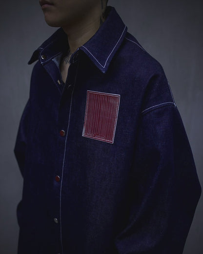 Over Size Denim Jacket GIANT
