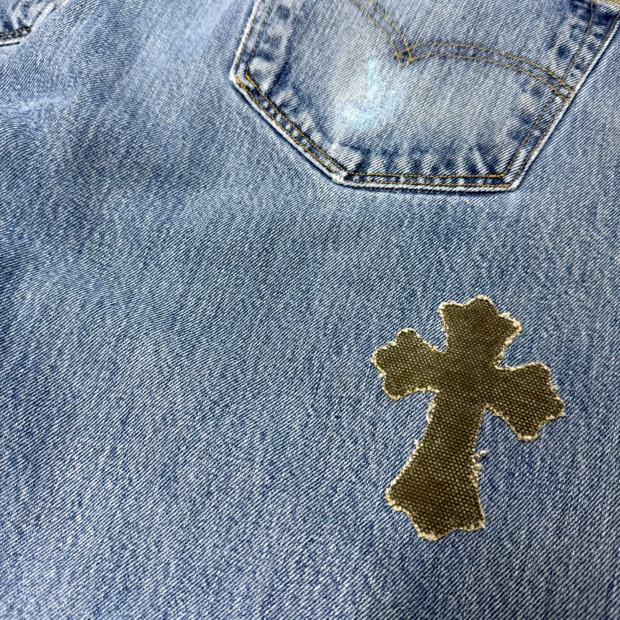 Re:Cross Patch 2Way Denim W38L34