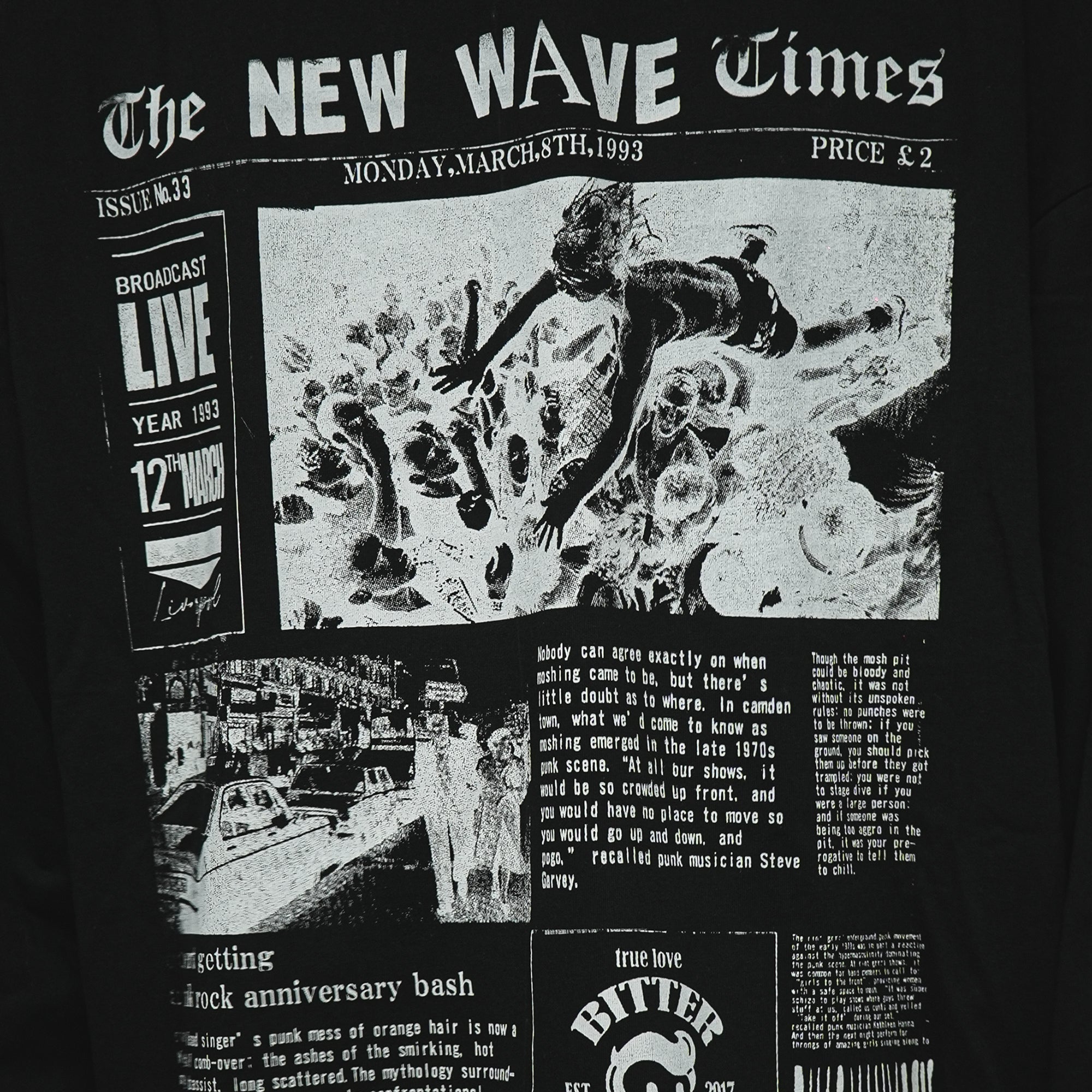 NEWS PAPER グラフィックTシャツ | Maison Casanova メゾンカサノバ