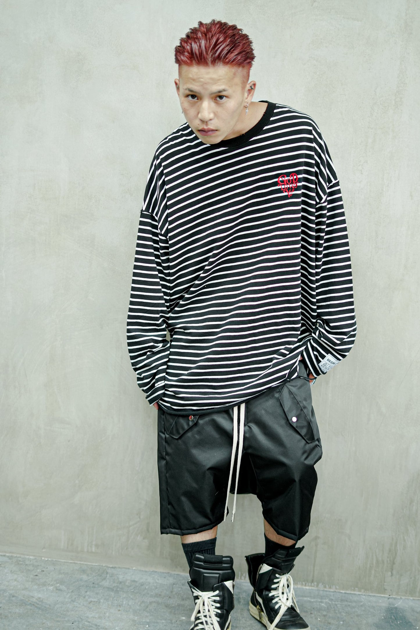 GOD LOVES YOU Damage Long Sleeve T