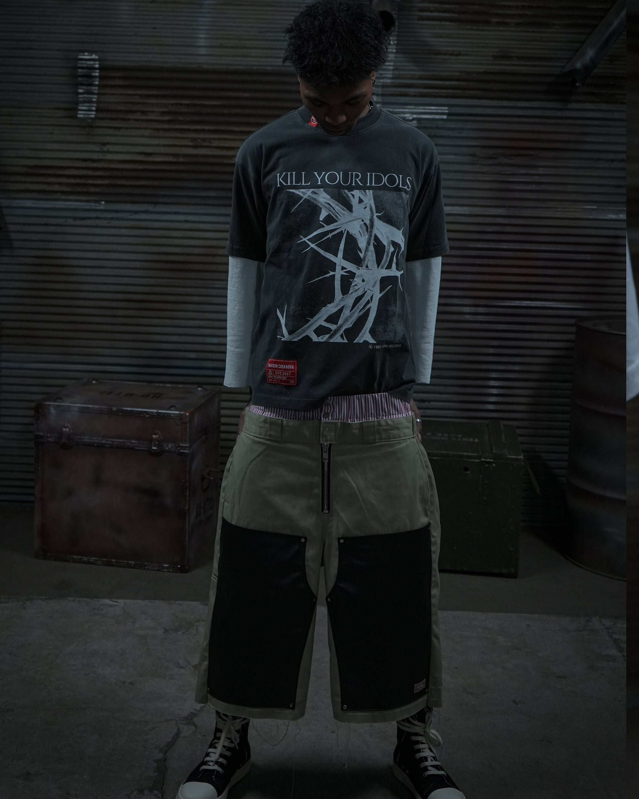 Vintage Wash Tee''KILL YOUR IDOLS''