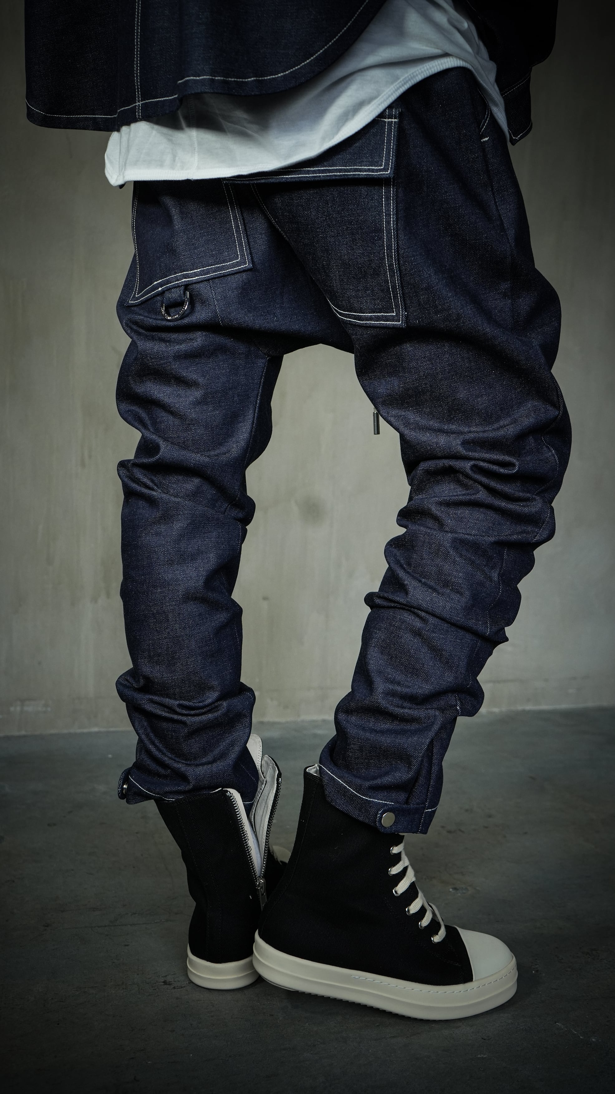 2Way Sarouel Denim Pants ''FROGMAN''メゾンカサノバ Denim Jacket