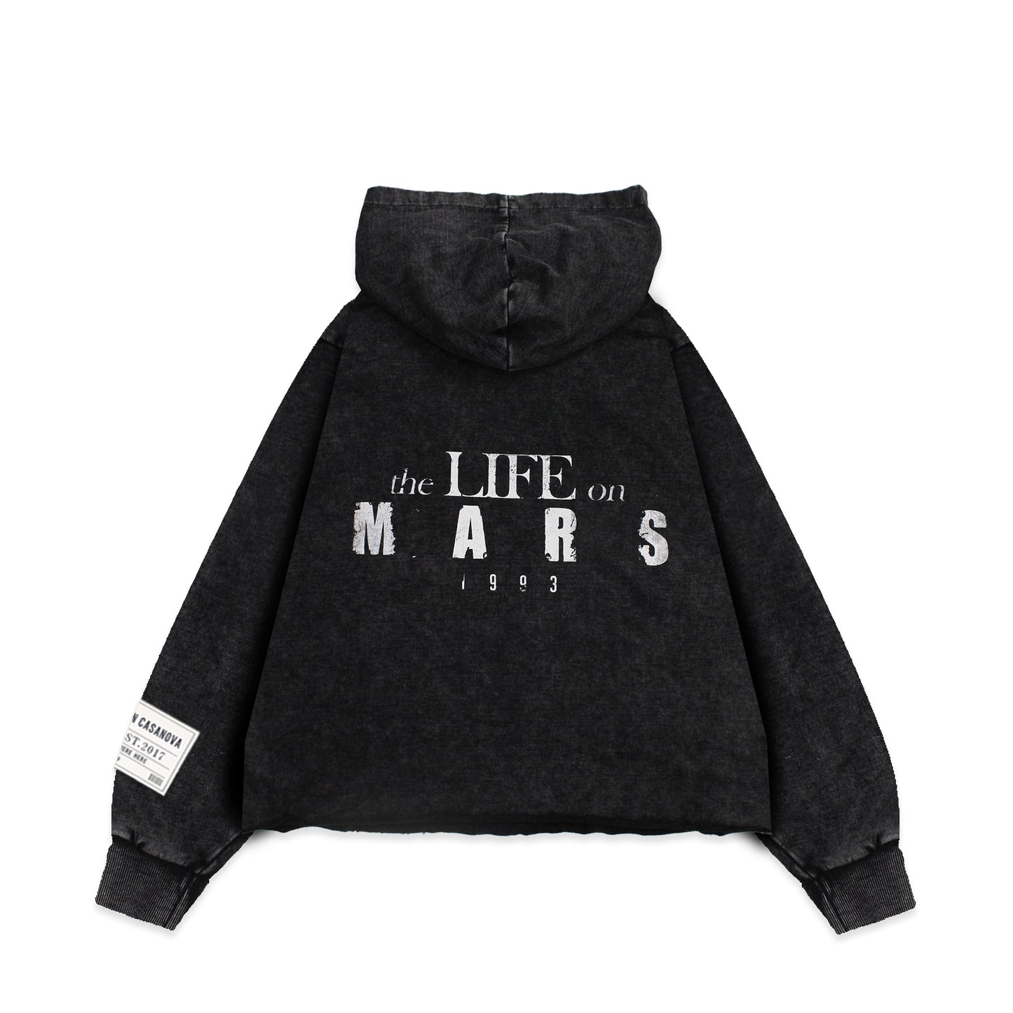 Cropped Hoodie "THE LIFE ON MARS"