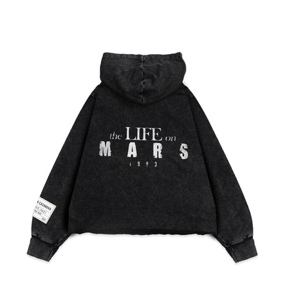 Cropped Hoodie "THE LIFE ON MARS"