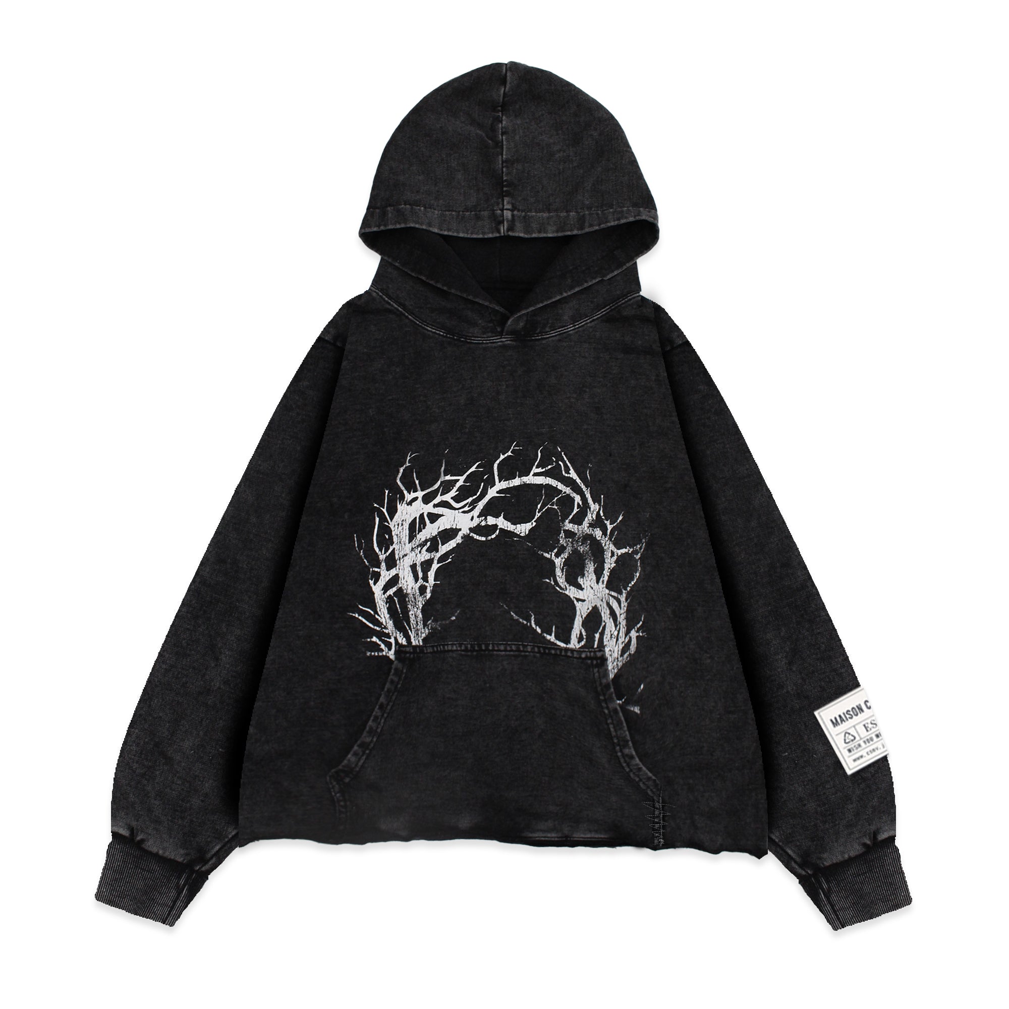 Cropped Hoodie "THE LIFE ON MARS"