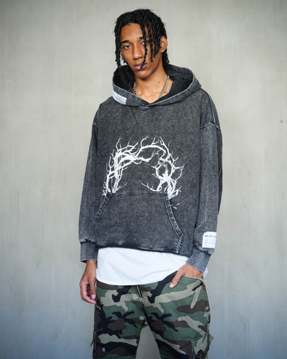 Cropped Hoodie "THE LIFE ON MARS"