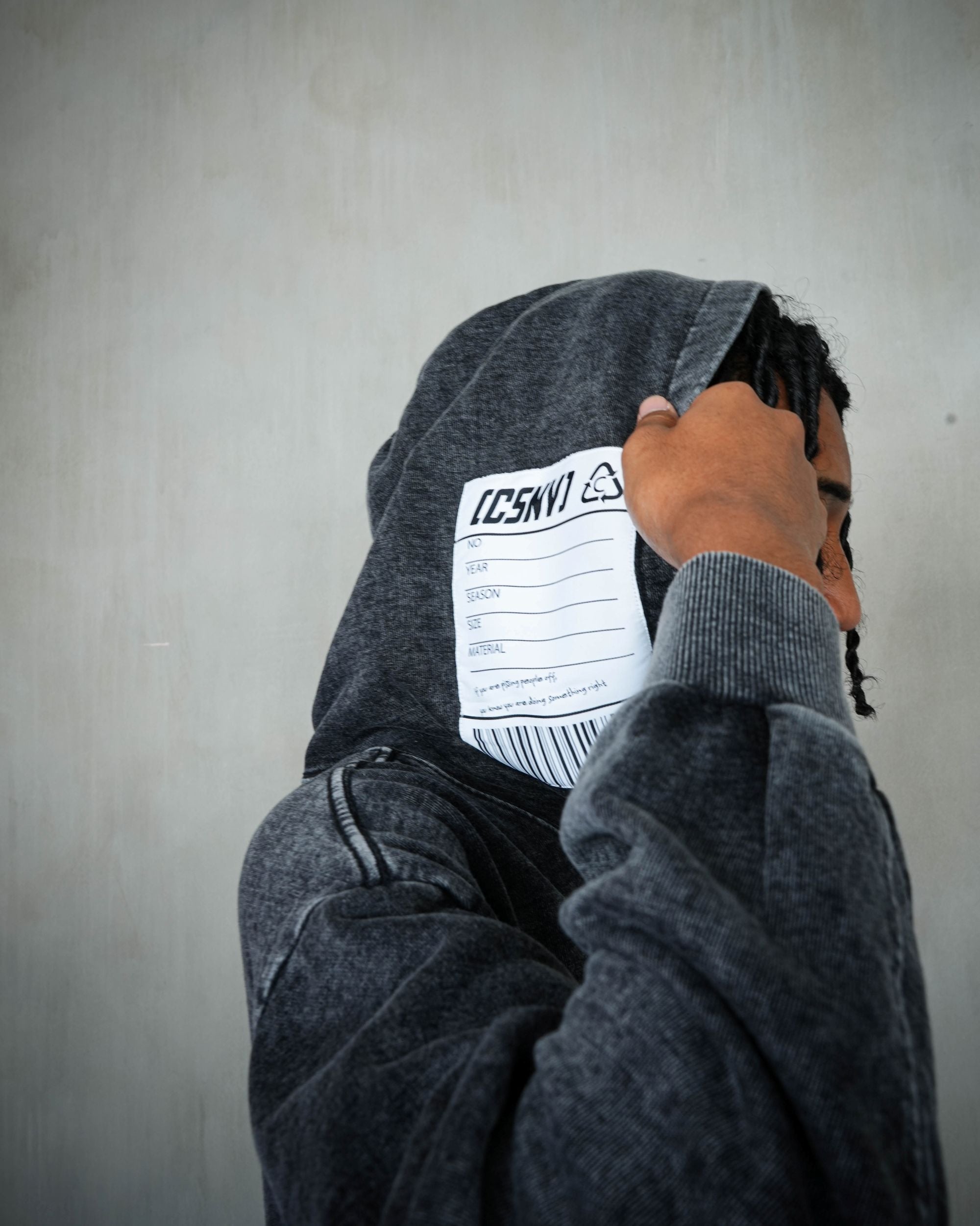 Cropped Hoodie "THE LIFE ON MARS"