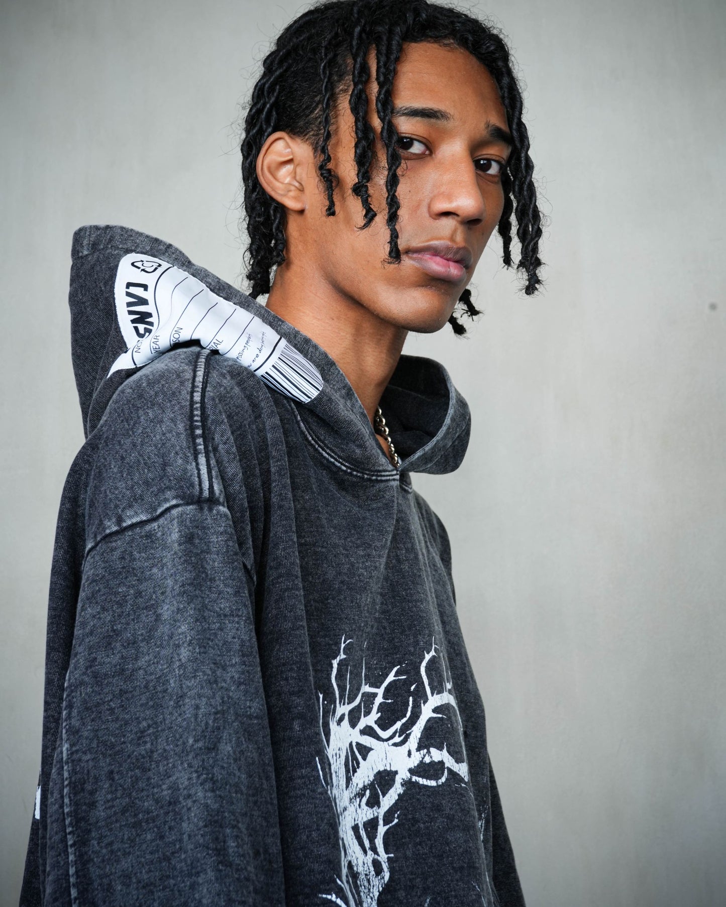 Cropped Hoodie "THE LIFE ON MARS"