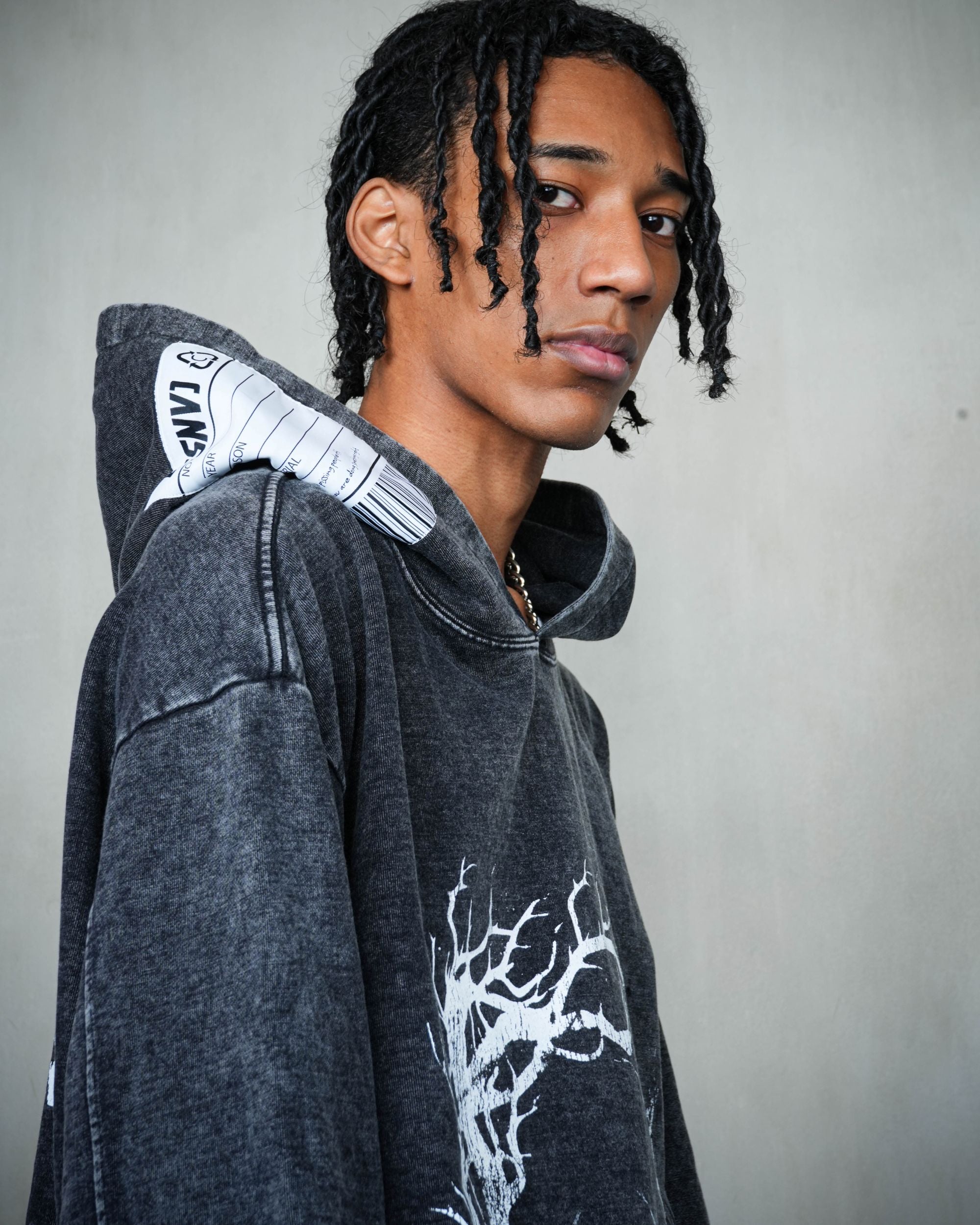 Cropped Hoodie "THE LIFE ON MARS"