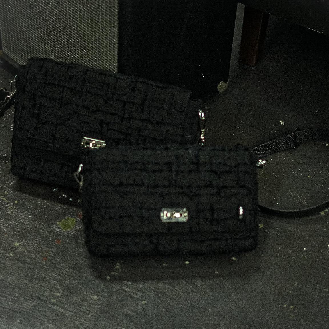 Rough Neck Tweed Bag