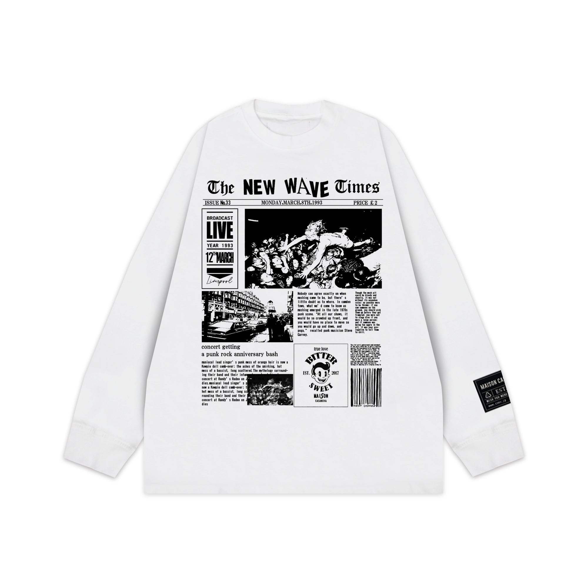 その他ブランド / maison casanova/Tシャツ/--/--/WHT LONGSLEEVE – MAISON CASANOVA