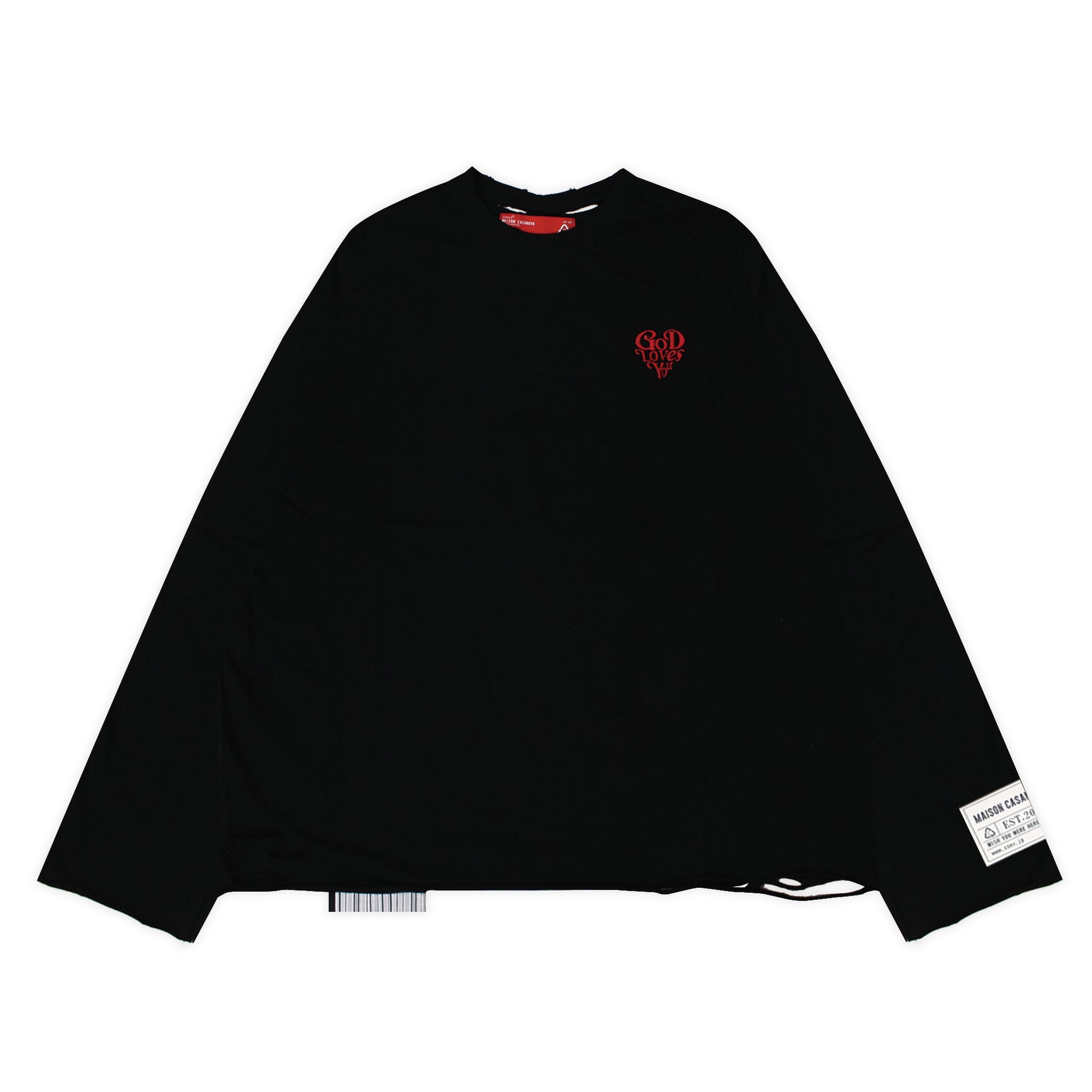 God Loves You Damage Long Sleeve T
