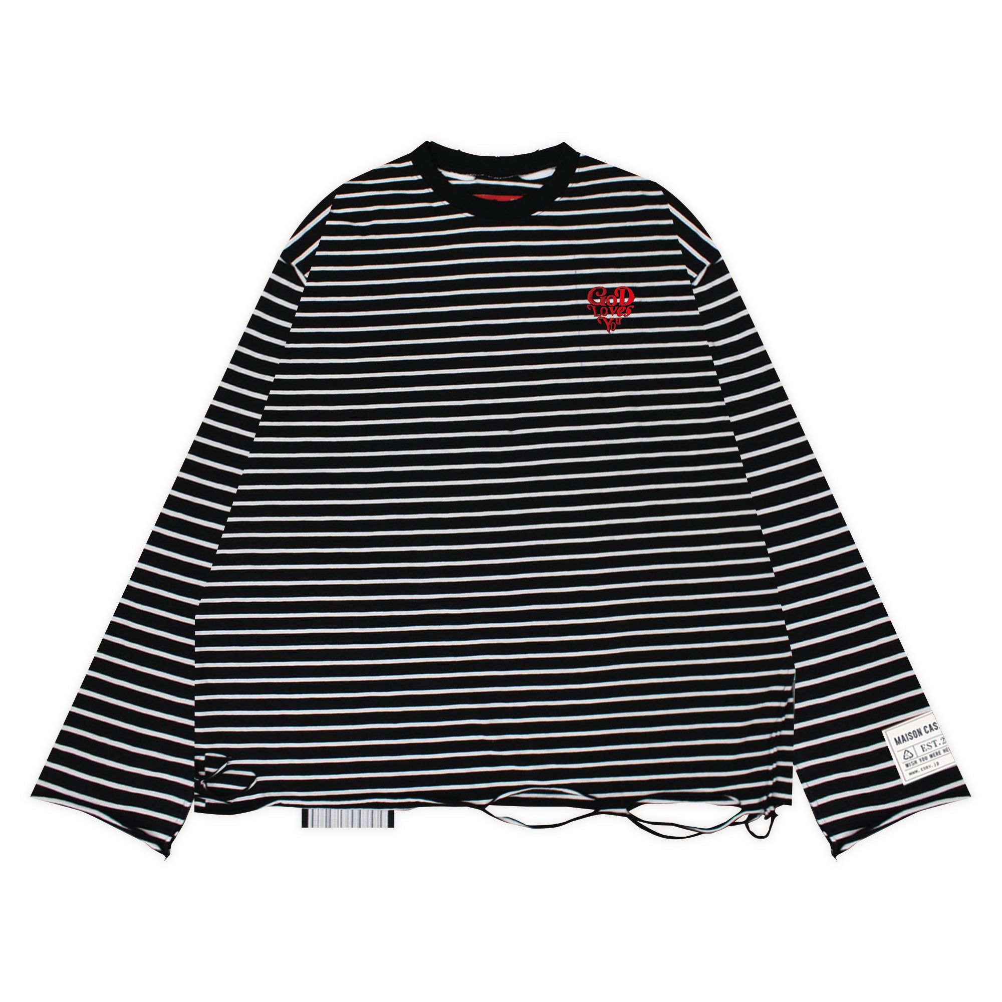 God Loves You Damage Long Sleeve T