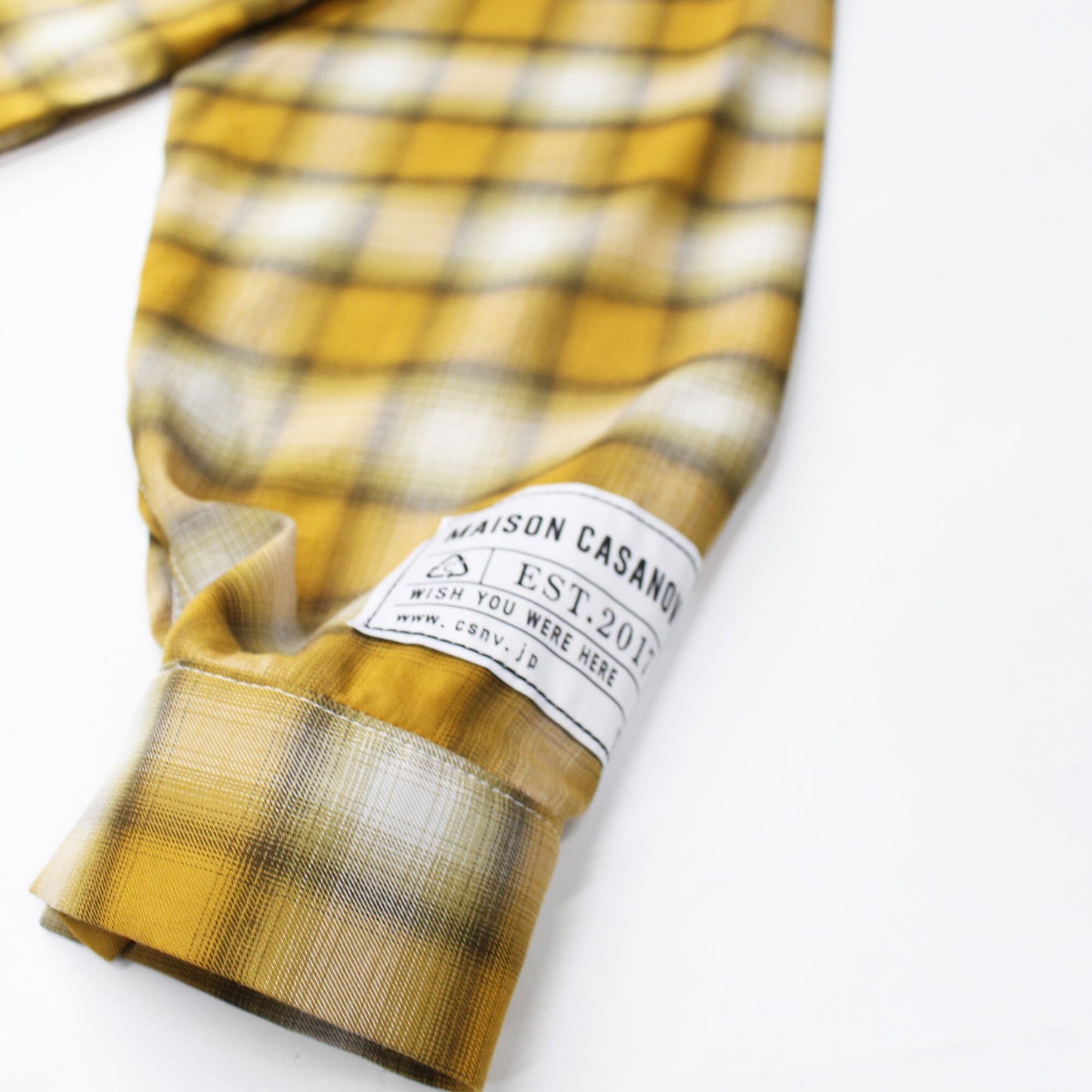 Ombre Check Shirts Jacket ''FROGMAN''