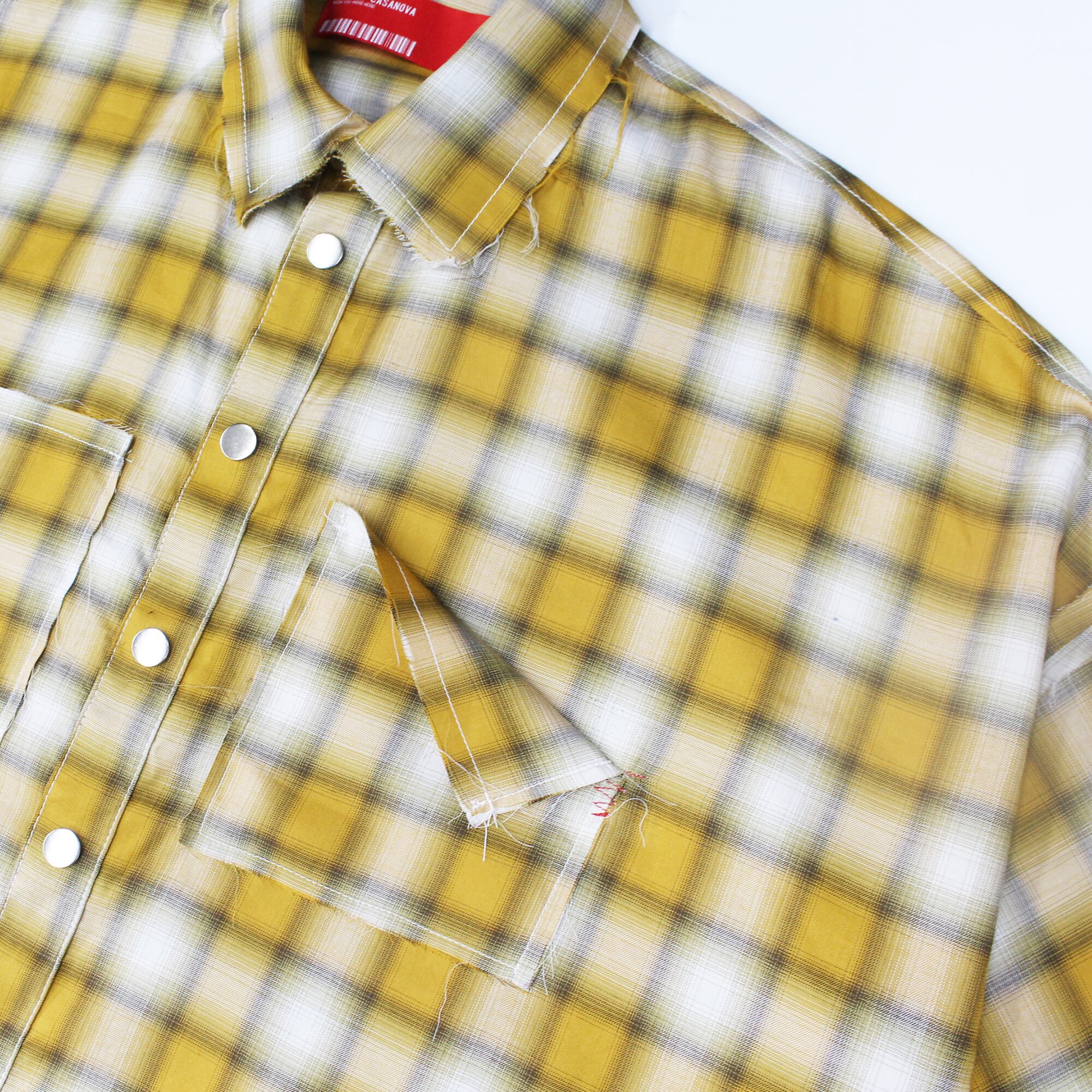 Ombre Check Shirts Jacket ''FROGMAN''